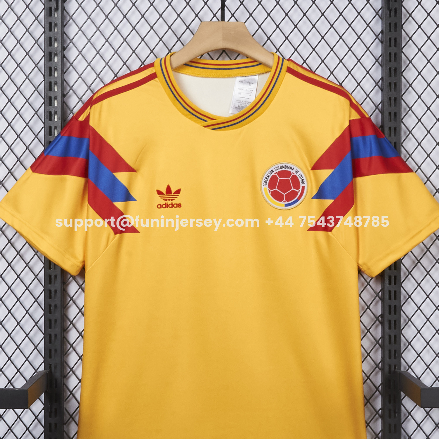 Funinjersey-Retro Colombia 1990 Home Number 10 Jersey