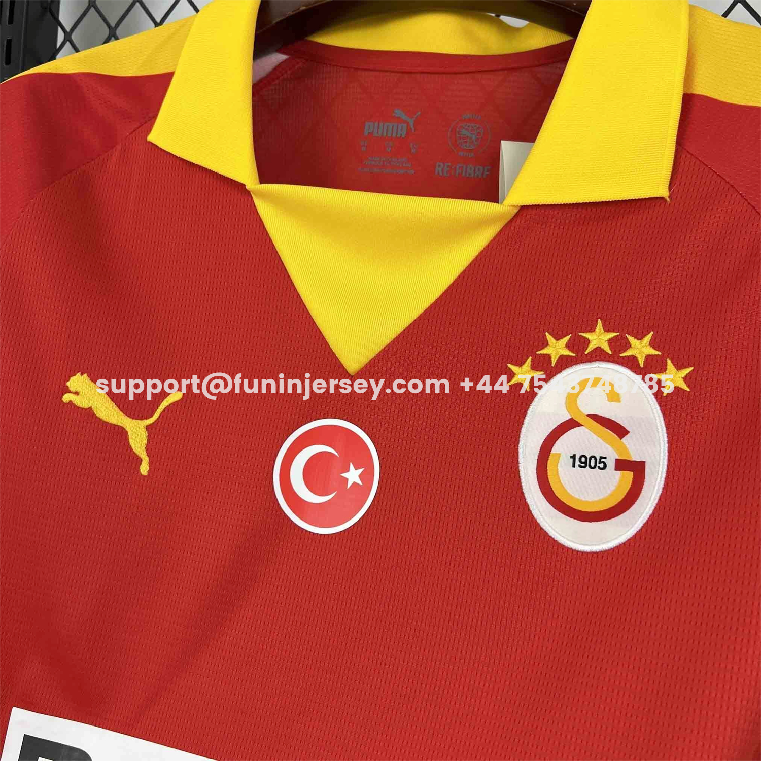 Funinjersey-Galatasaray 25-26 Red Jersey - Fans Version