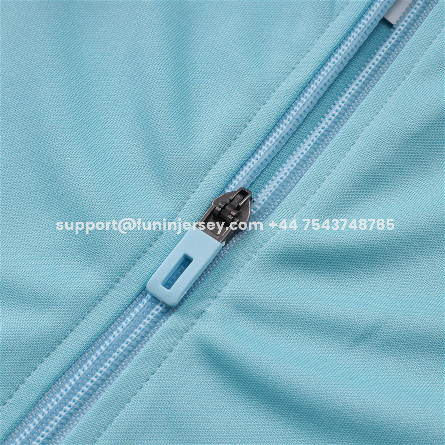 Funinjersey-Argentina 25-26 Windbreaker Training Set - Light Blue Top and Black Pants