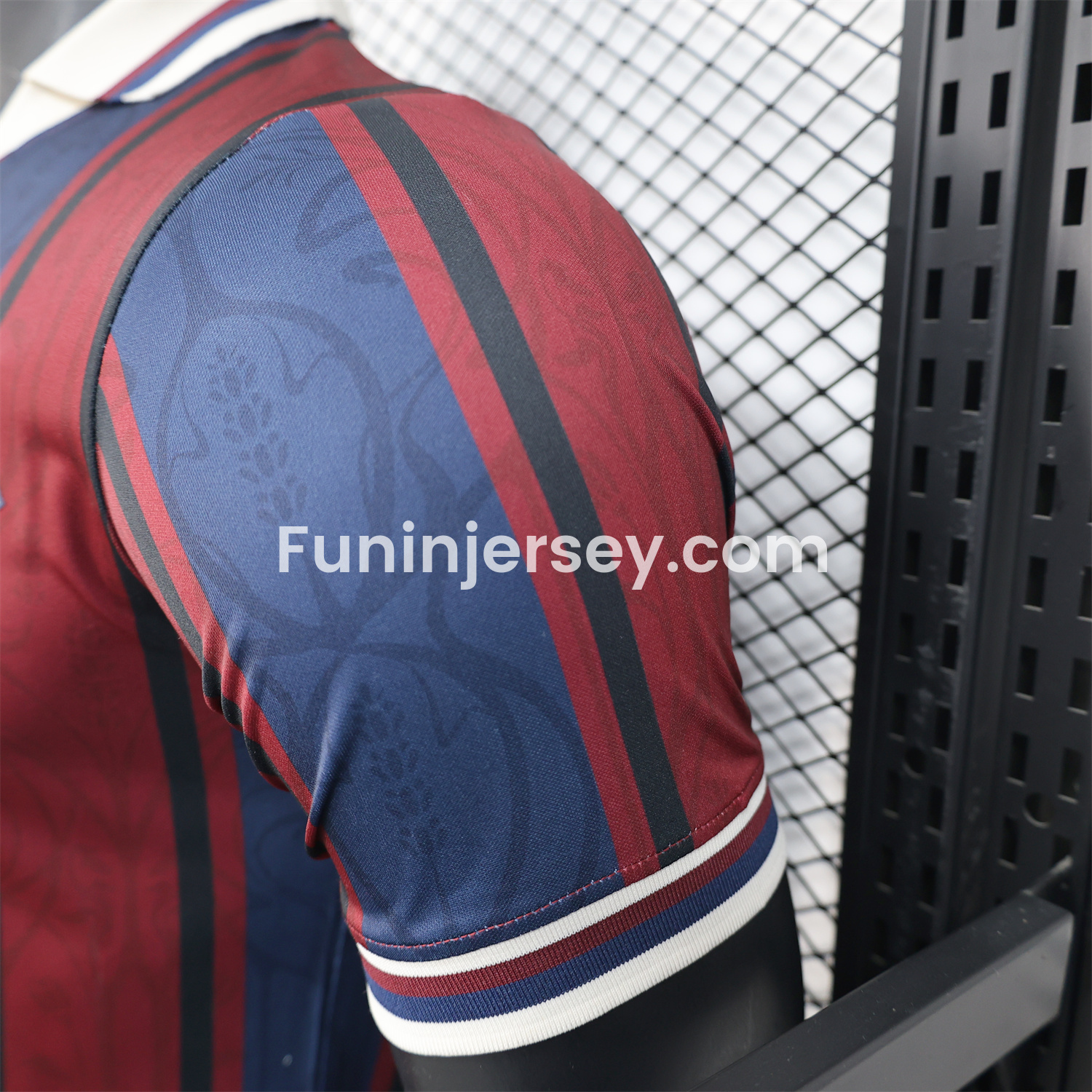 Funinjersey-Barcelona 25-26 125th Anniversary Retro Style Jersey - Player Version