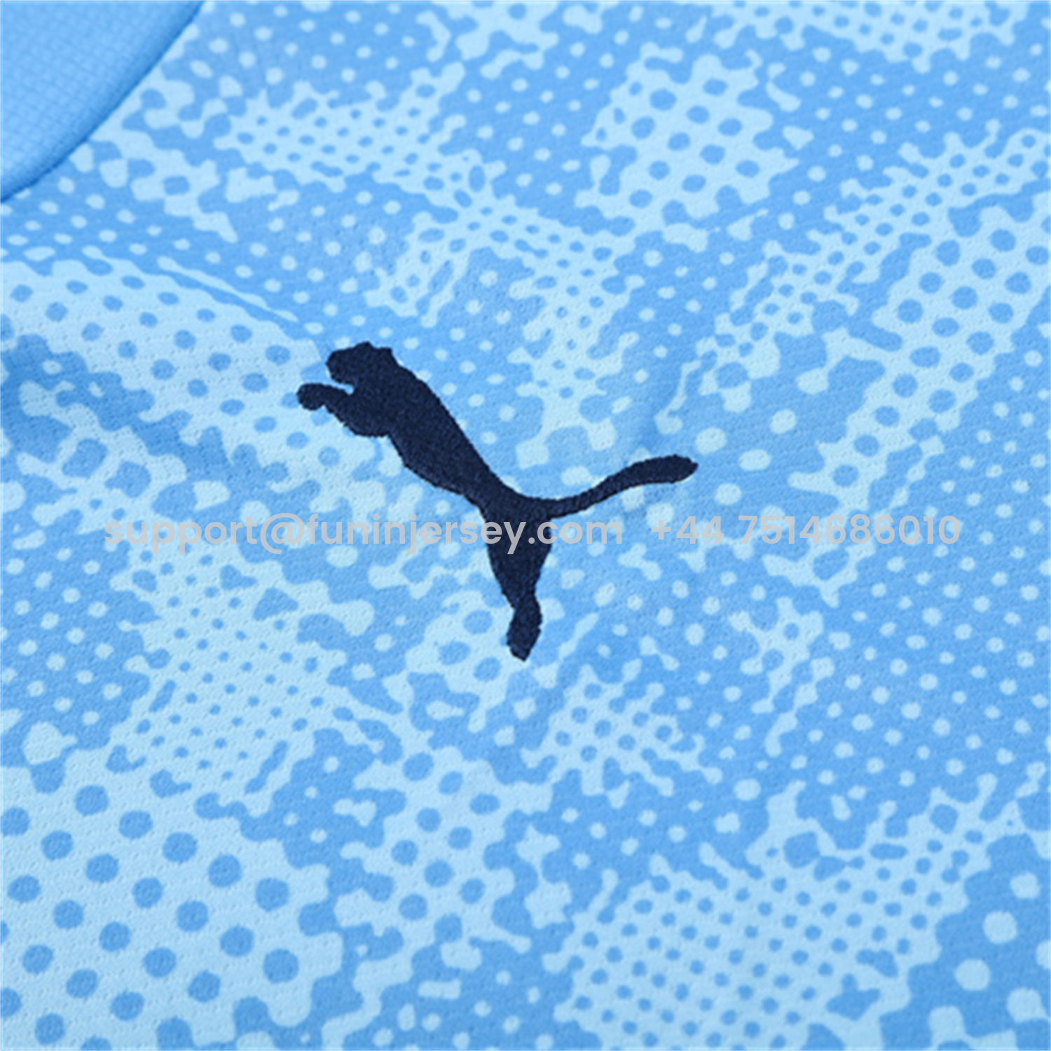 Funinjersey-Manchester City 25-26 Short-Sleeve Training Set - Light Blue Camouflage Top & Deep Blue Shorts