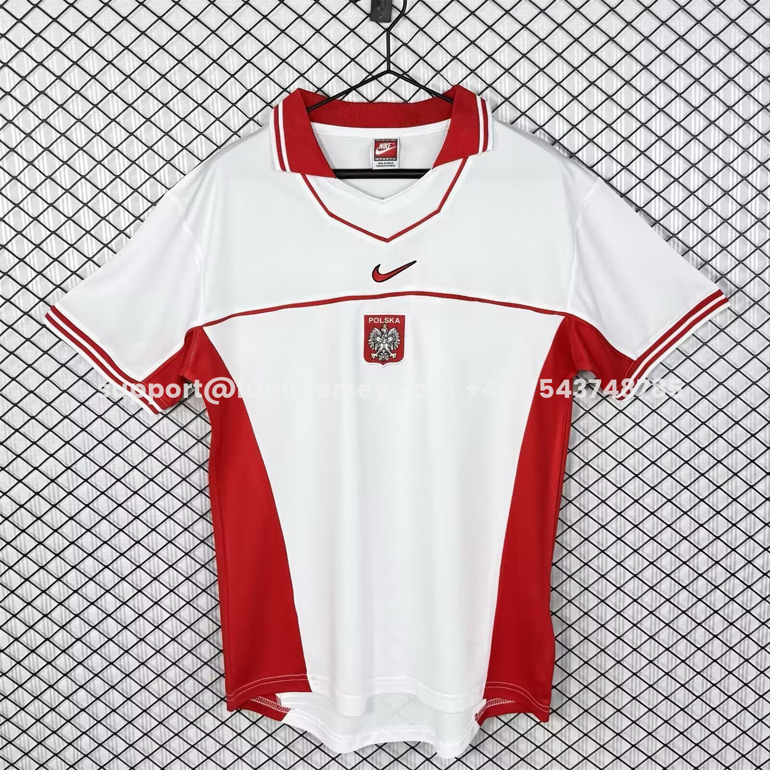 Funinjersey-Retro Poland 1997 Home Jersey