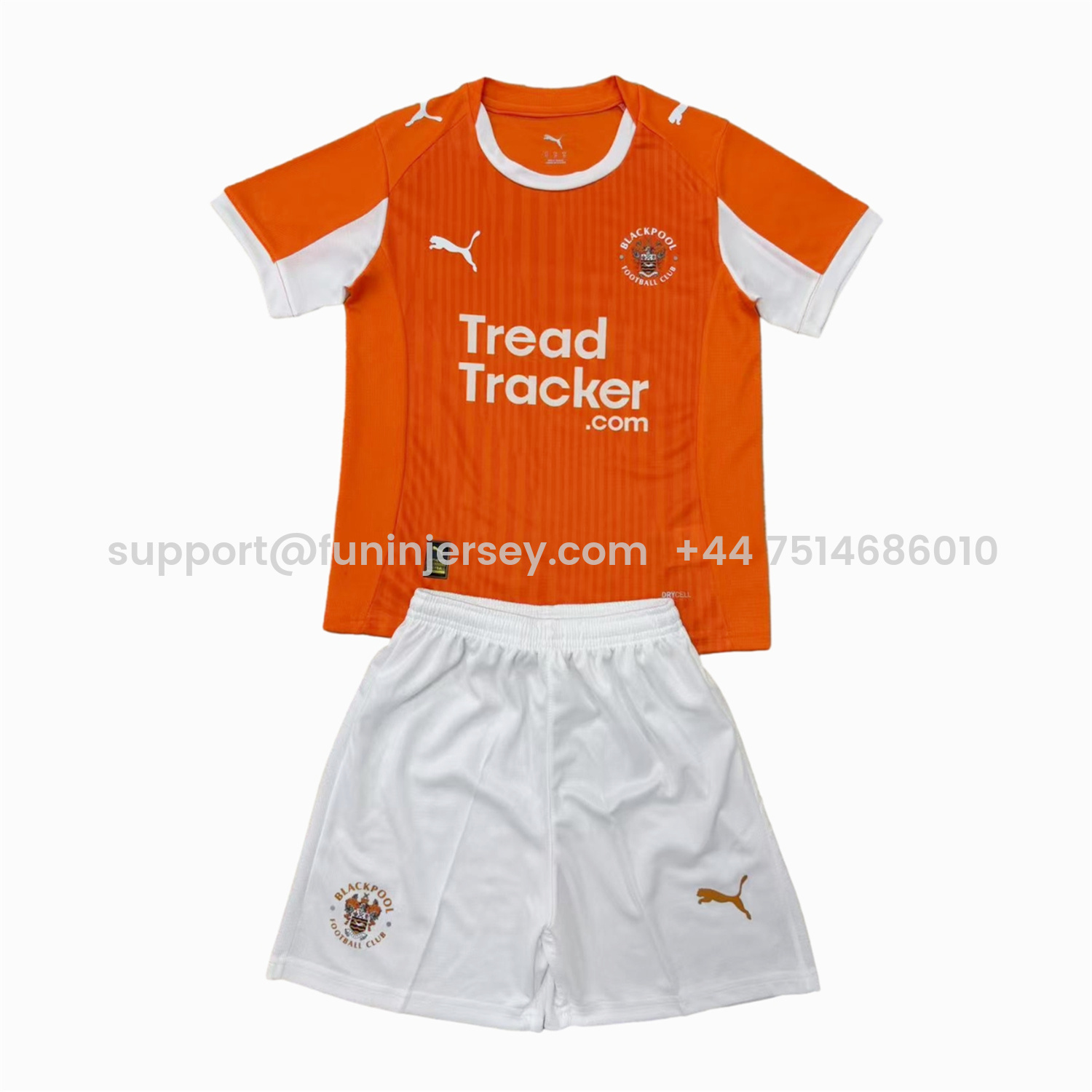 Funinjersey-Blackpool 25-26 Home Men's Adult Jersey Set - Fans Version