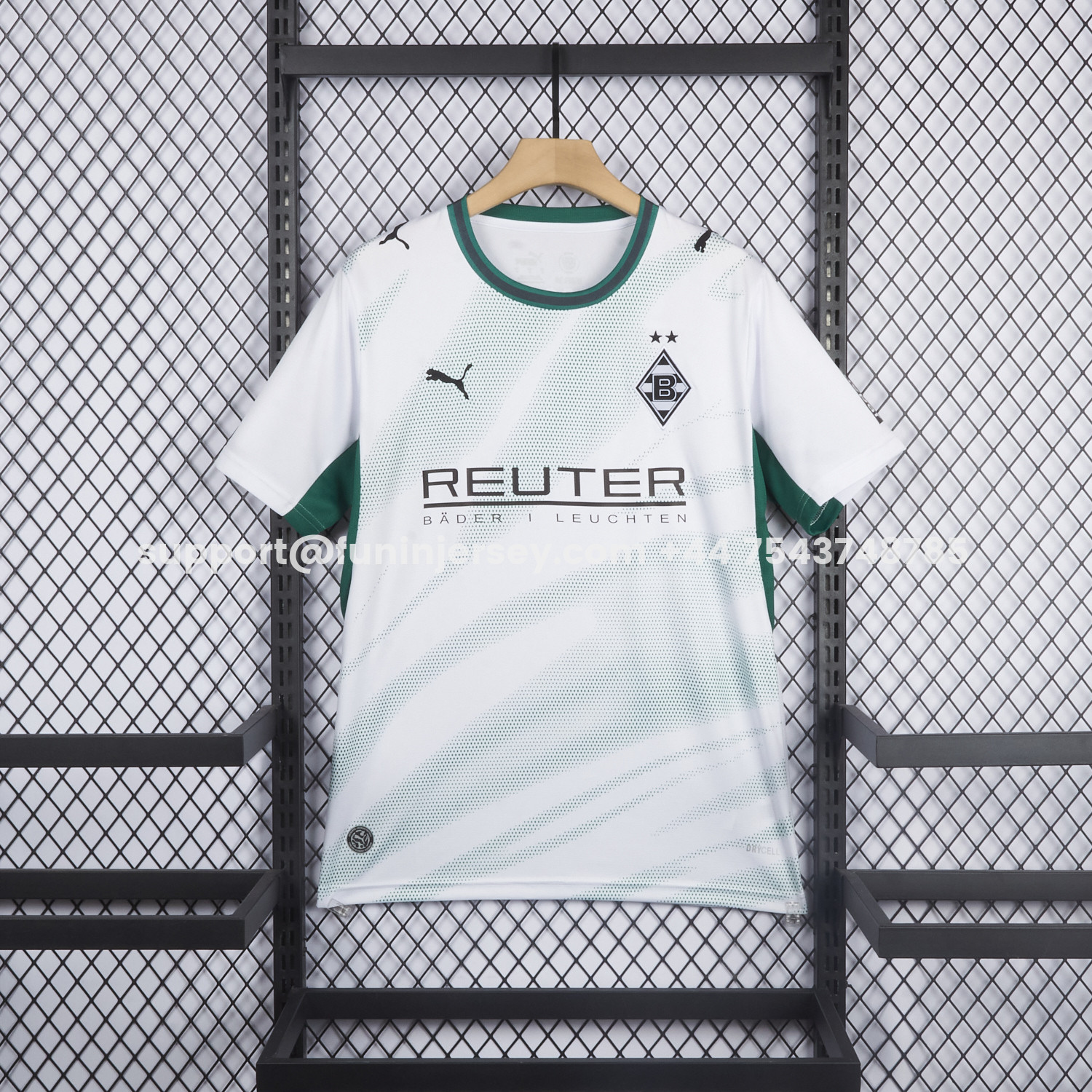 Funinjersey-Borussia Mönchengladbach 26-27 Home Jersey - Fans Version