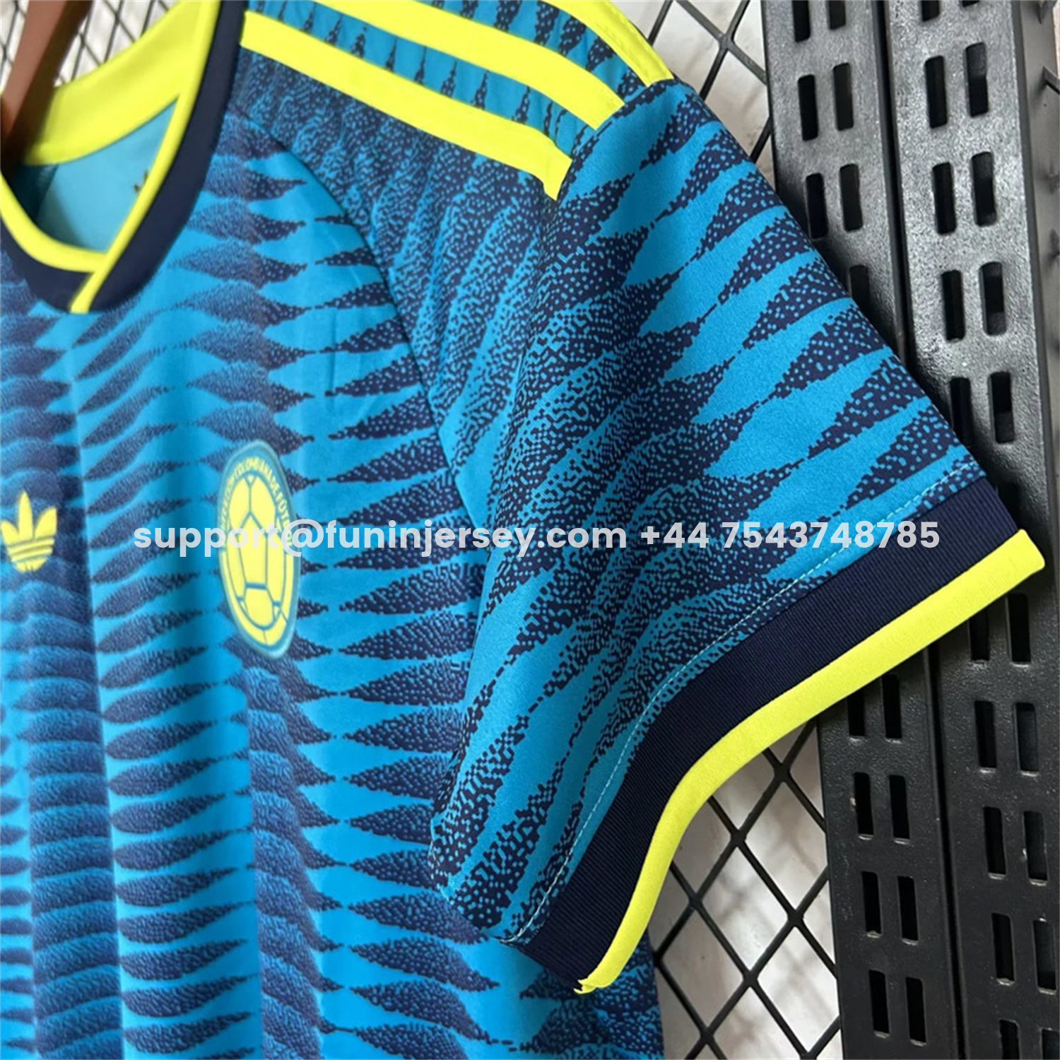 Funinjersey-Colombia 2026 Away Blue Jersey - Fans Version