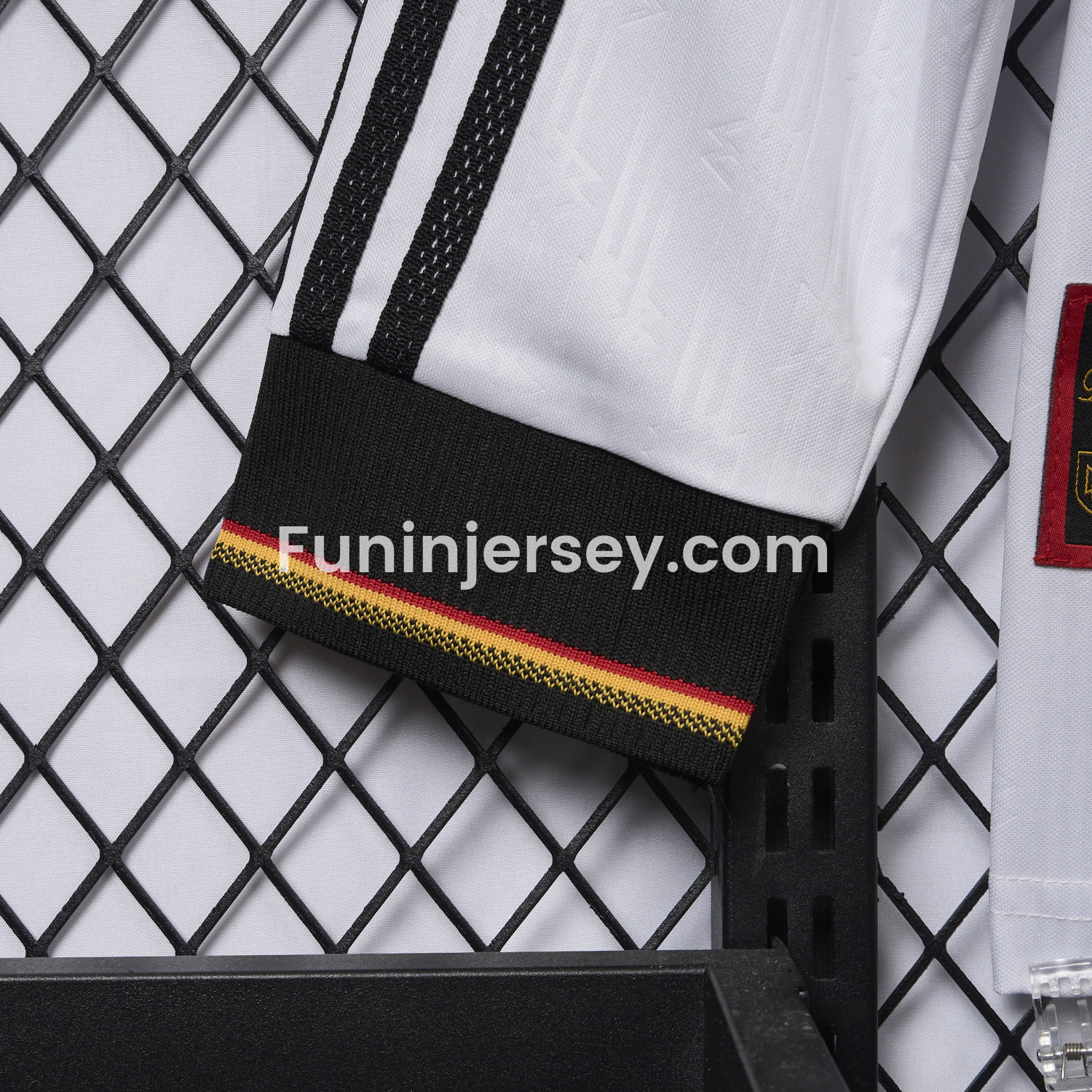Funinjersey-Retro Germany 1996 Home Long Sleeves Jersey