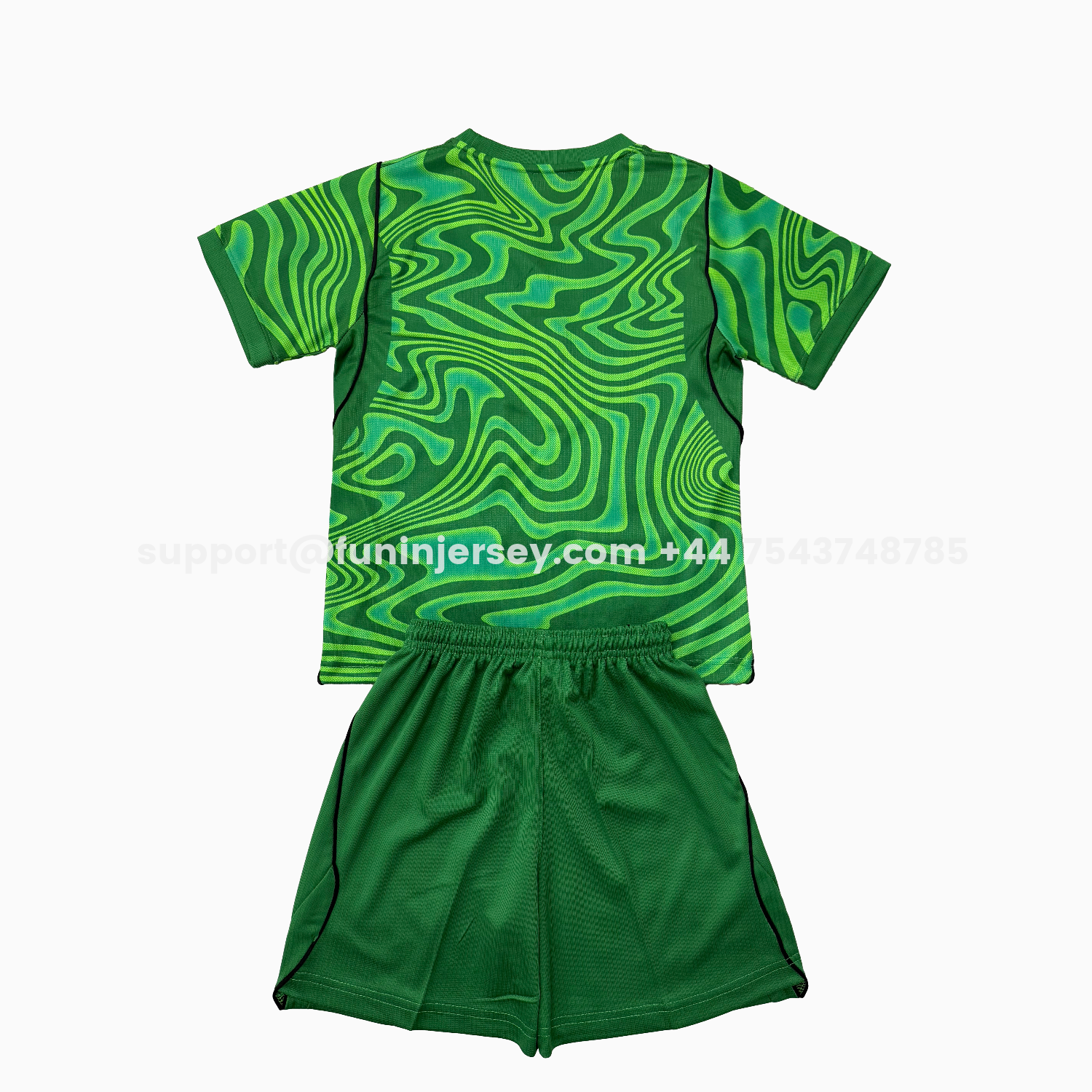 Funinjersey-Brazil 2026 Green Goalkeeper Kids Kit