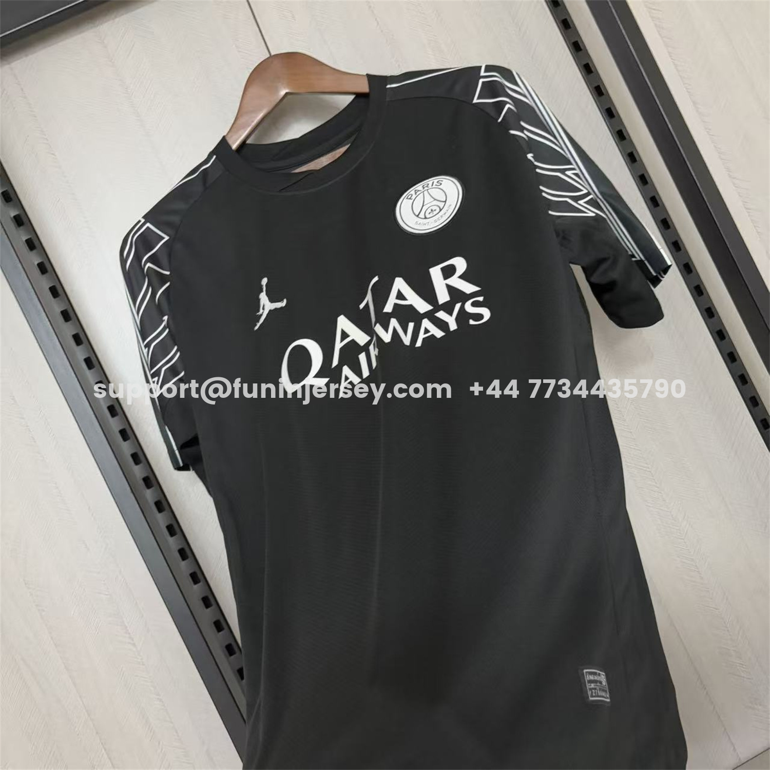 Funinjersey-Paris Saint-Germain PSG 25-26 JD Black Special Jersey - Fans Version