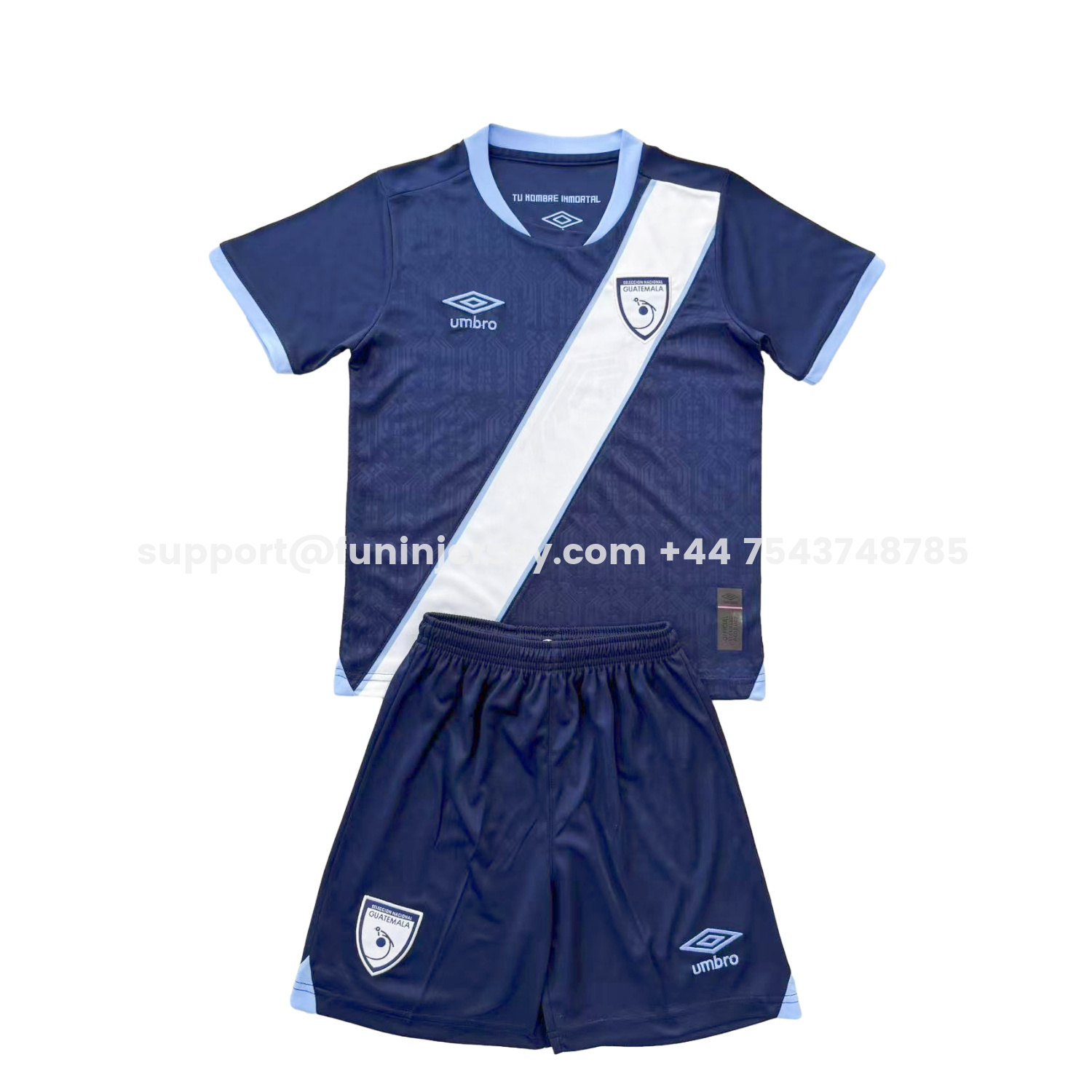 Funinjersey-Guatemala 25-26 Away Kids Kit