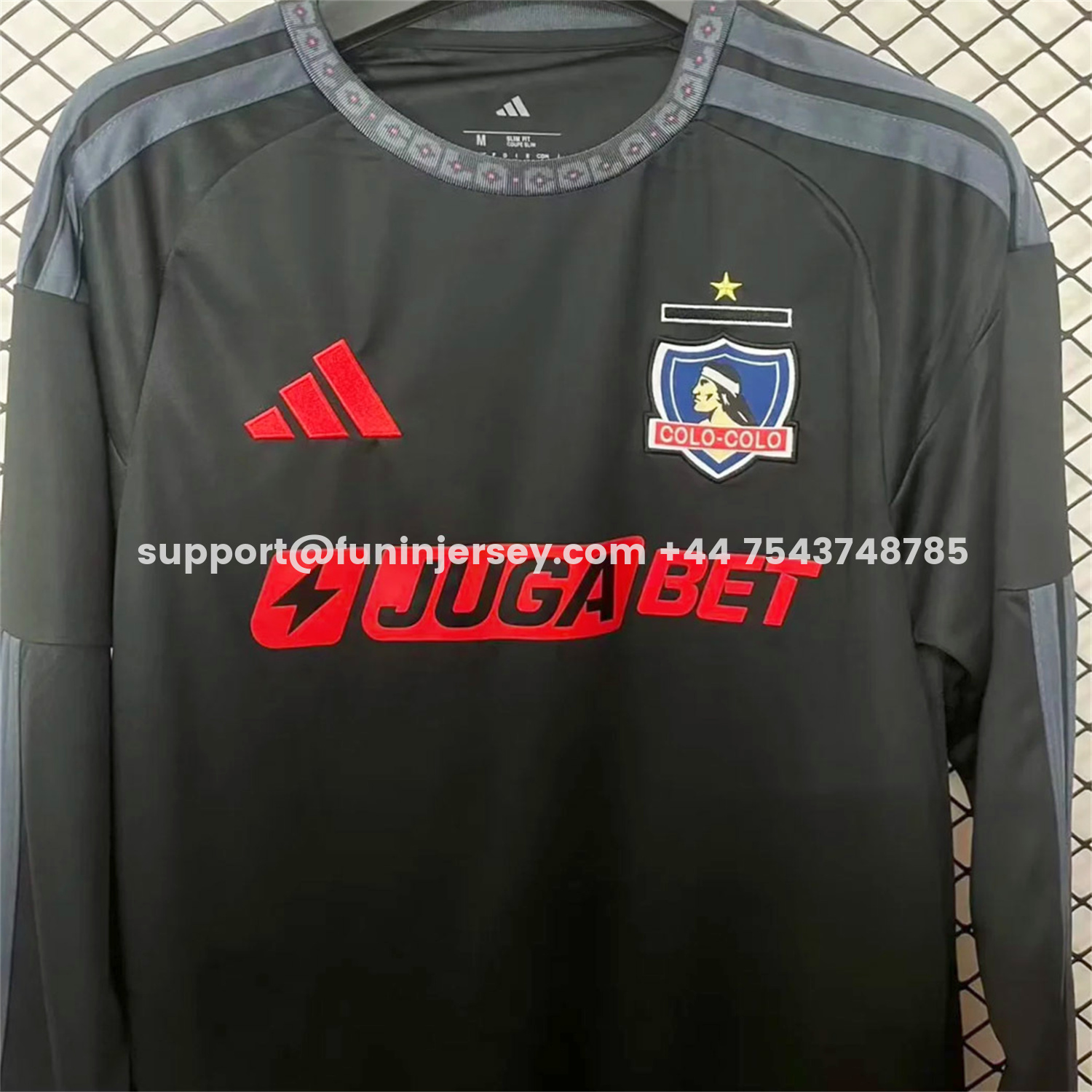 Funinjersey-Colo Colo 25-26 Away Long Sleeves Jersey - Fans Version