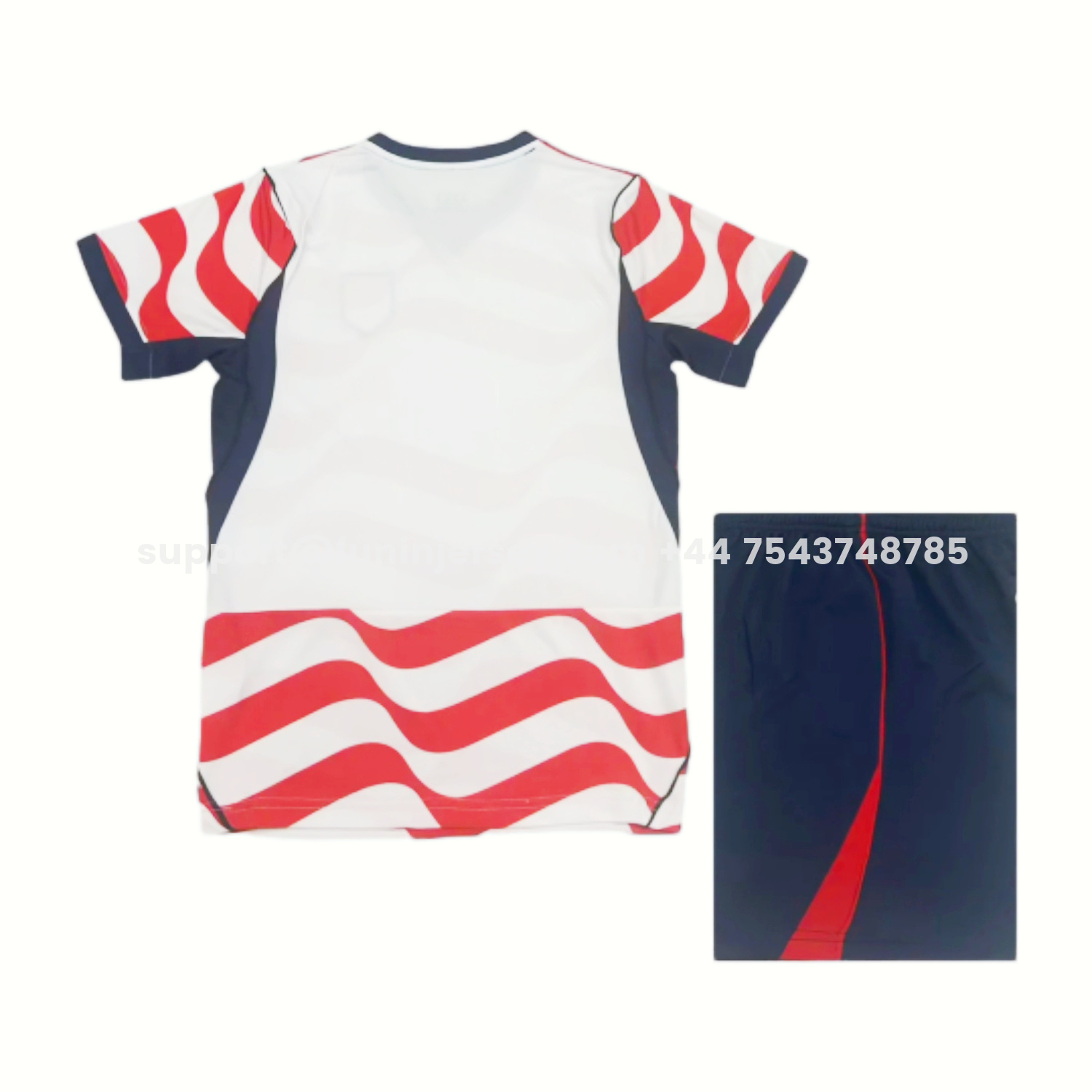 Funinjersey-【Chest Blank】United States USA 2026 Home Kids Kit