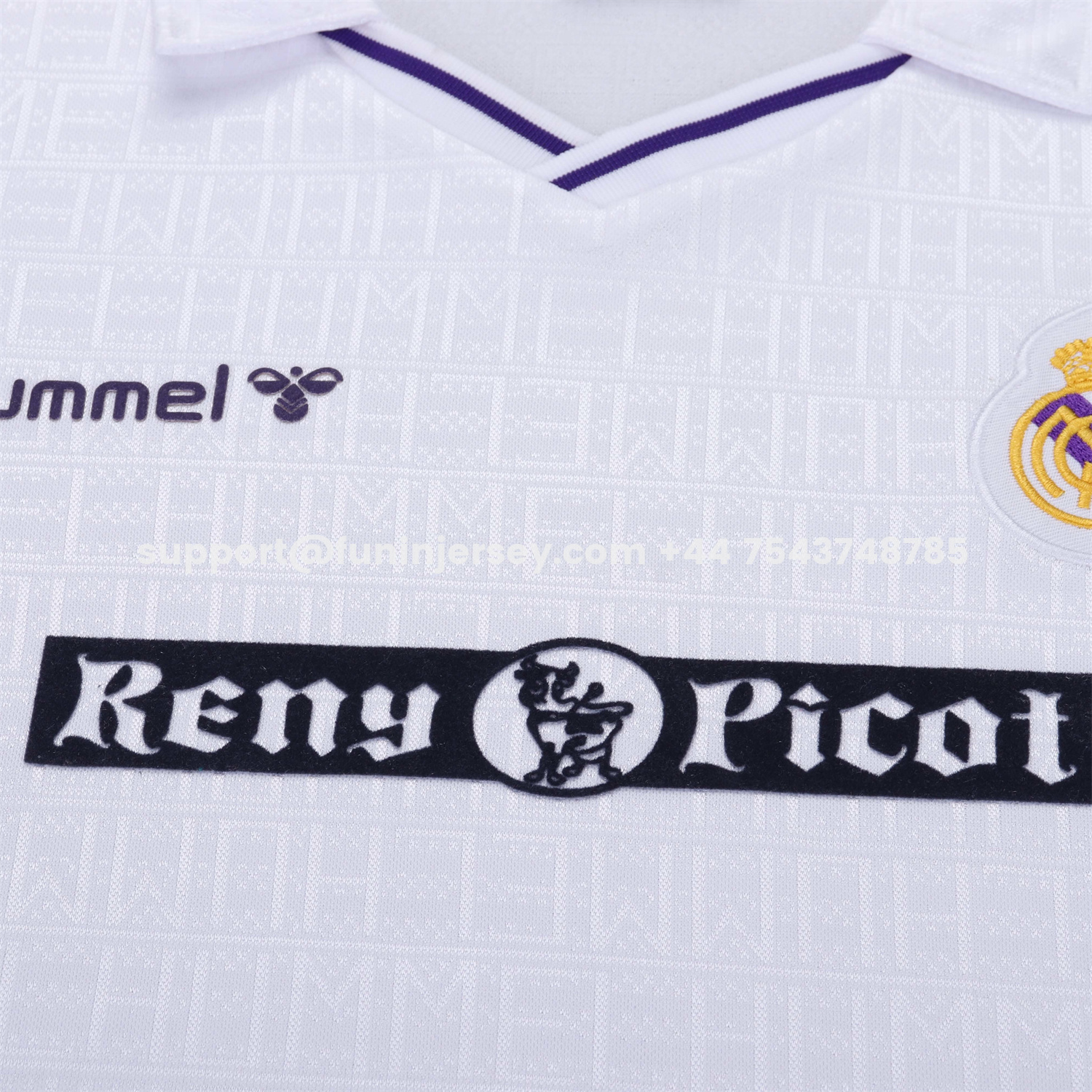 Funinjersey-Retro Real Madrid 1988-90 Home Kids Kit