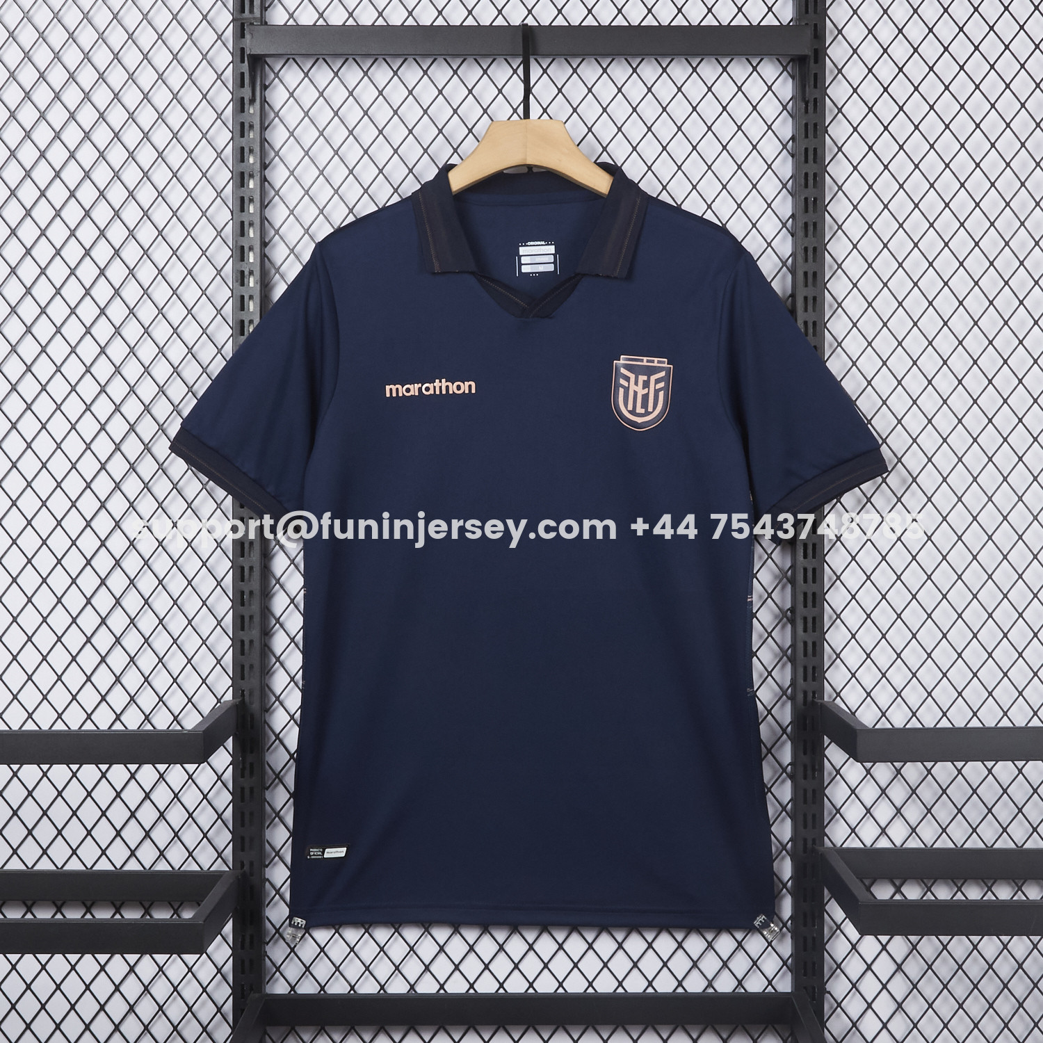 Funinjersey-Ecuador 2026 Away Deep Blue Jersey - Fans Version