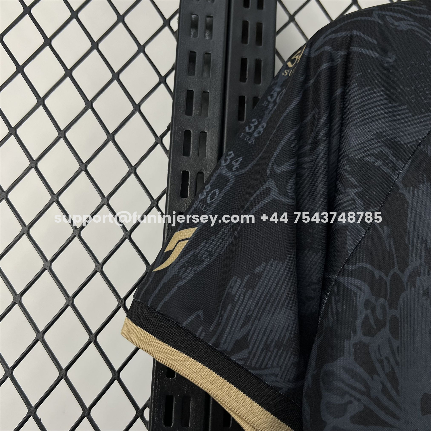Funinjersey-Turkey 2026 Black With Subtle Patterns Special Edition Jersey - Fans Version