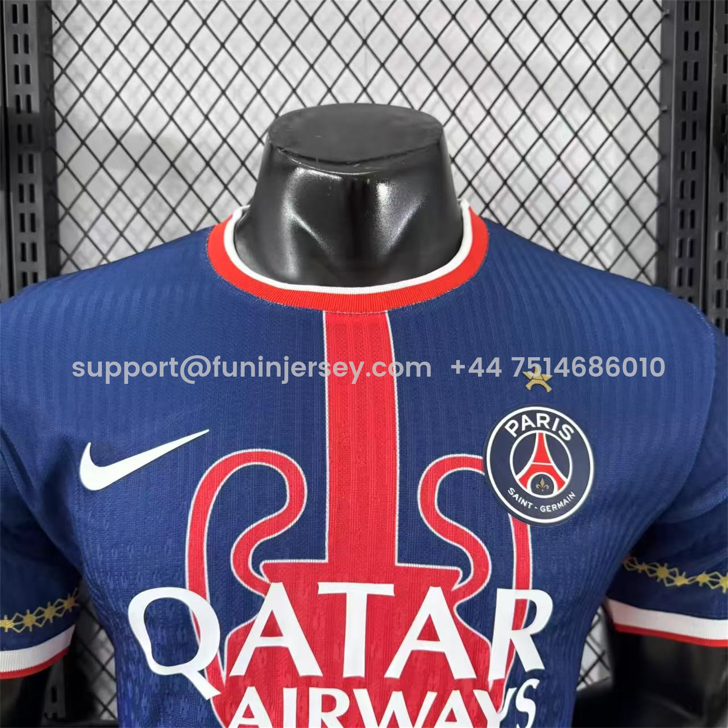 Funinjersey-Paris Saint-Germain PSG 25-26 Red Trophy Special Edition Jersey With Star - Player Version