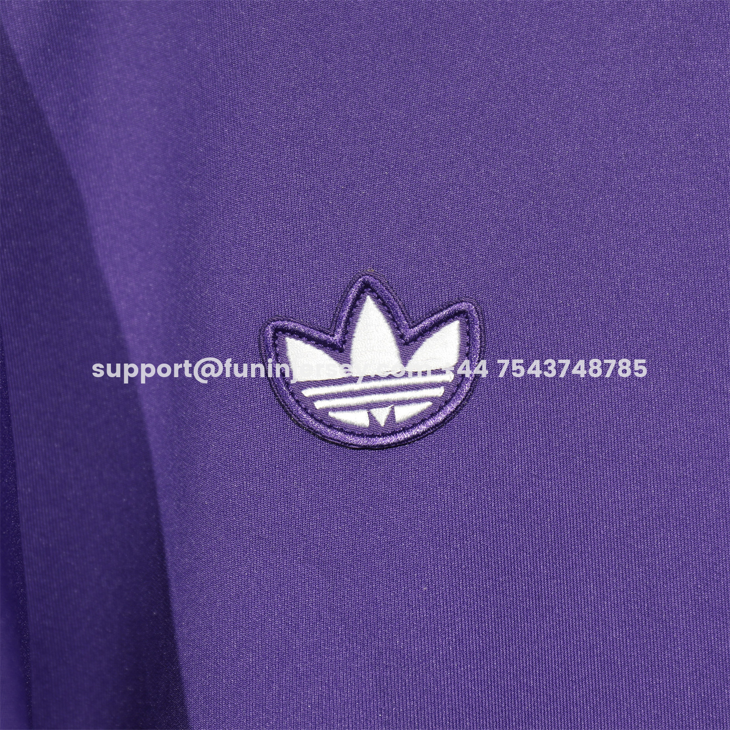 Funinjersey-Real Madrid 25-26 White Lines Training Set - Purple Top and Purple Pants