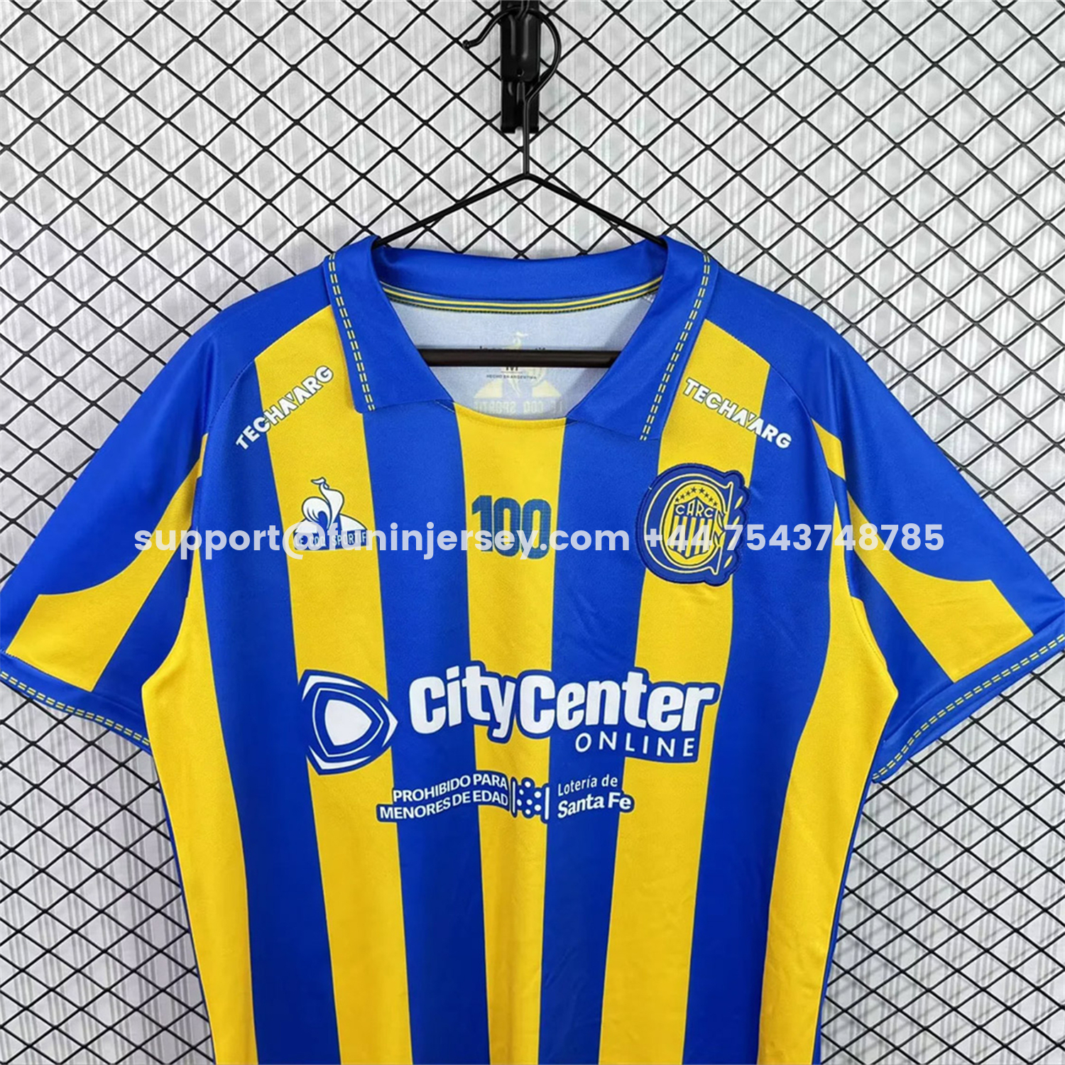 Funinjersey-Rosario Central 2026 Home Jersey - Fans Version