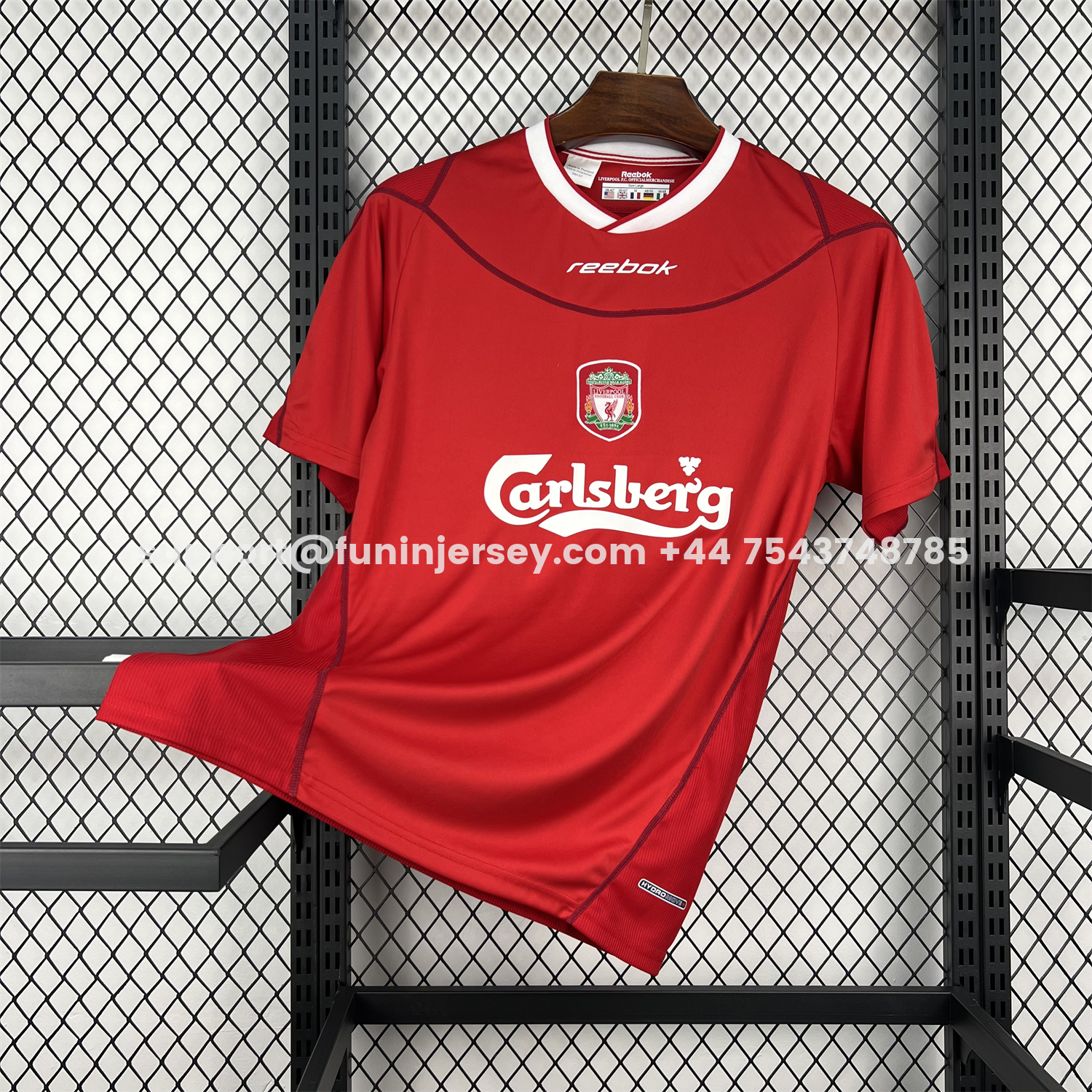 FUN-Funinjersey-Retro Liver.pool 2002-04 Home Jersey