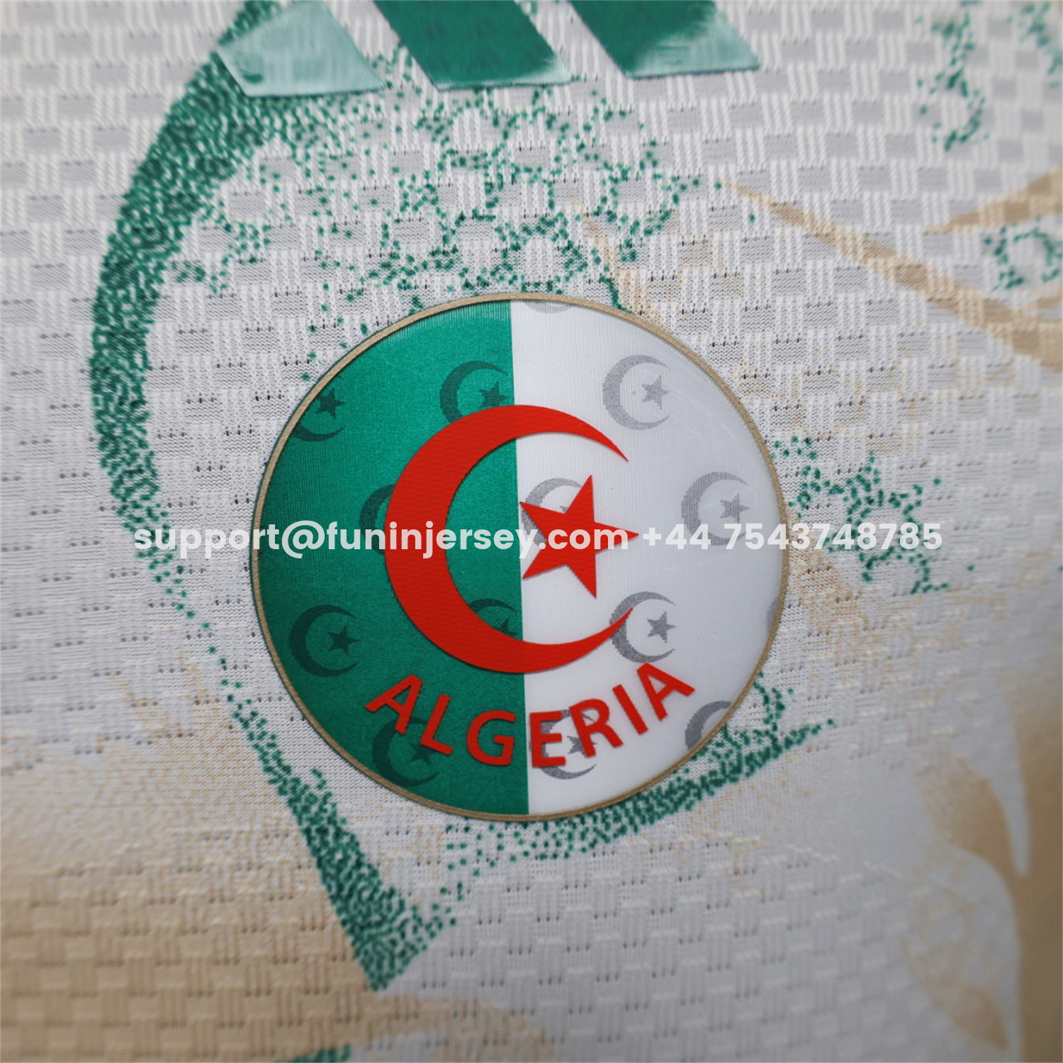 Funinjersey-Algeria 2026 Dark Green White Special Jersey - Player Version