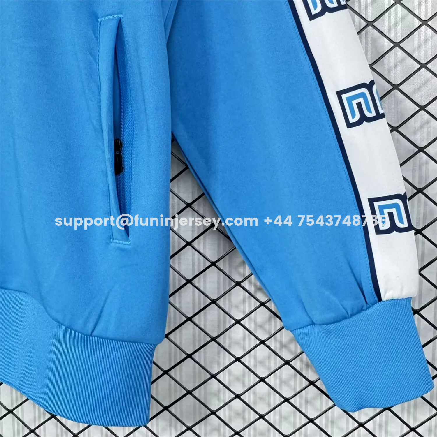 Funinjersey-Retro Napoli 1988-89 Blue Windbreaker