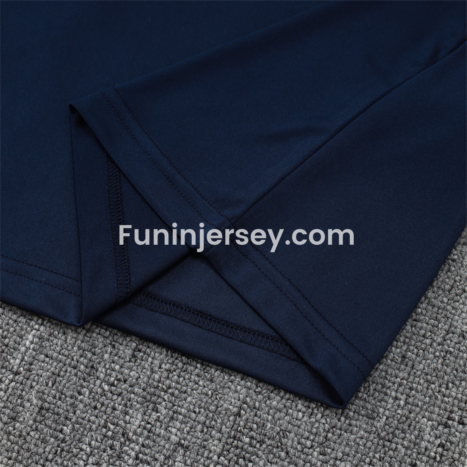 Funinjersey-Corinthians 25-26 Vest Training Set - Deep Blue Black Vest and Shorts