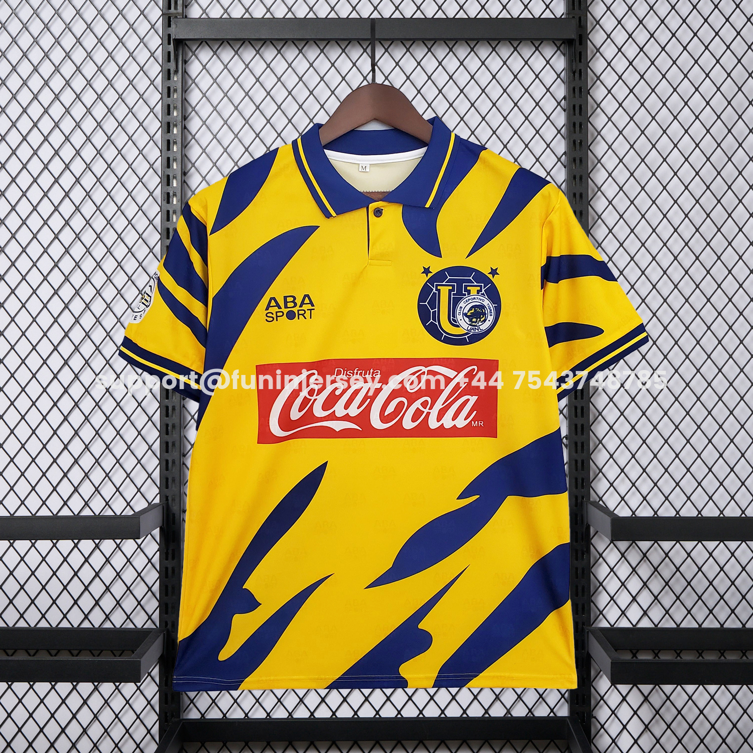 Funinjersey-Retro Tigres UANL 1996-97 Home Jersey