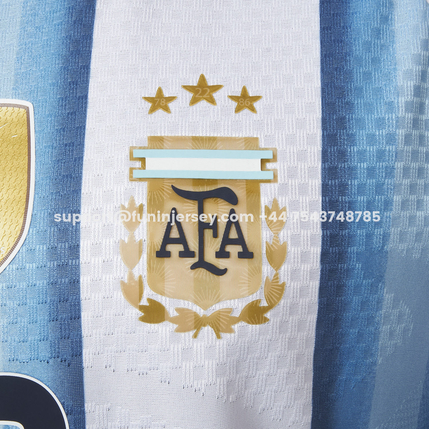 Funinjersey-Argentina 2026 Home Blue White Jersey - Player Version