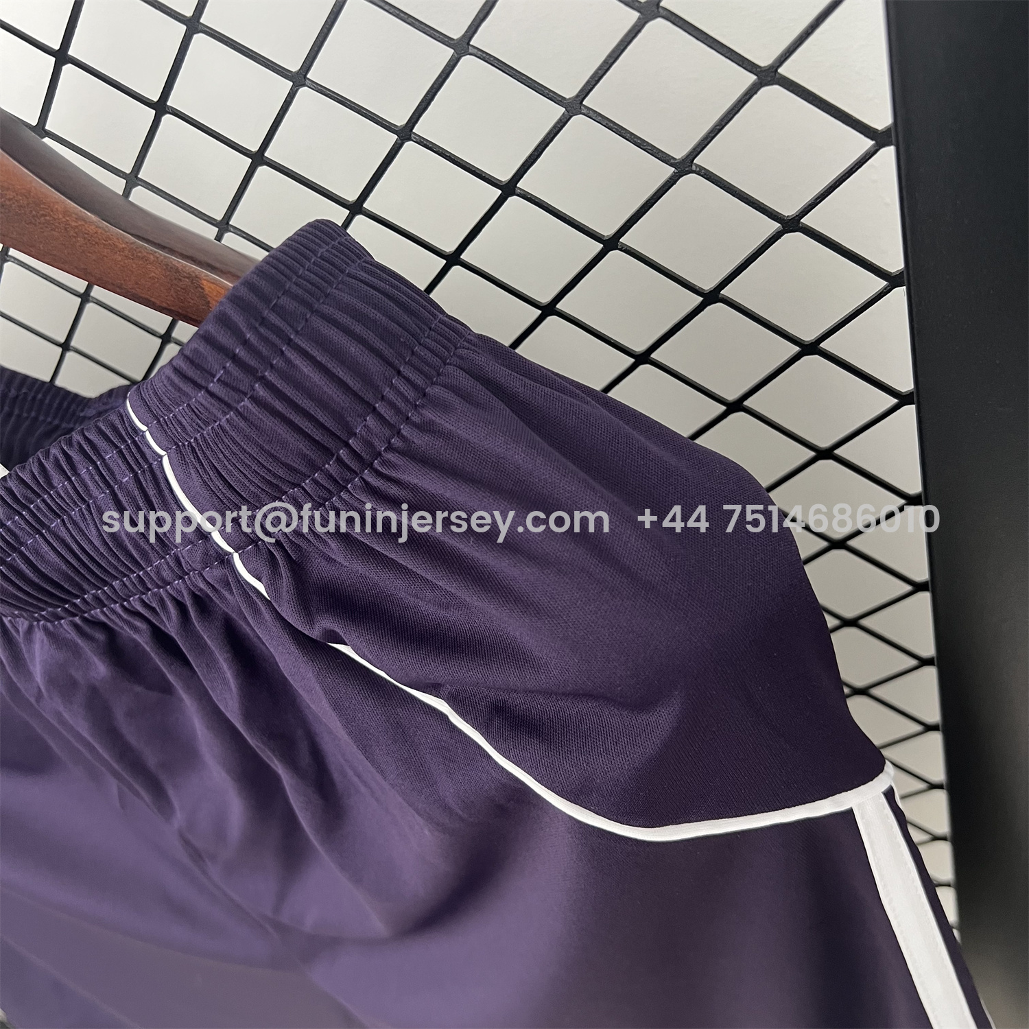 Funinjersey-Manchester United 25-26 Away Purple Shorts - Fans Version