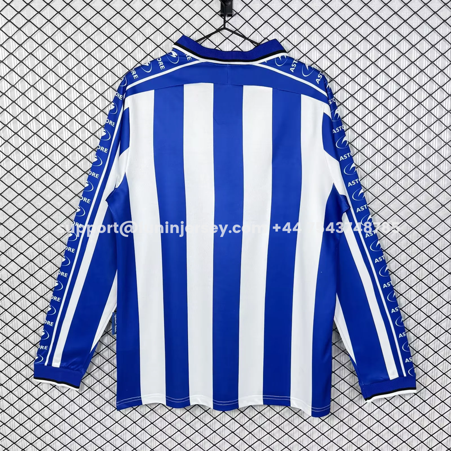 Funinjersey-Retro Deportivo Alavés 1998-99 Home Long Sleeves Jersey