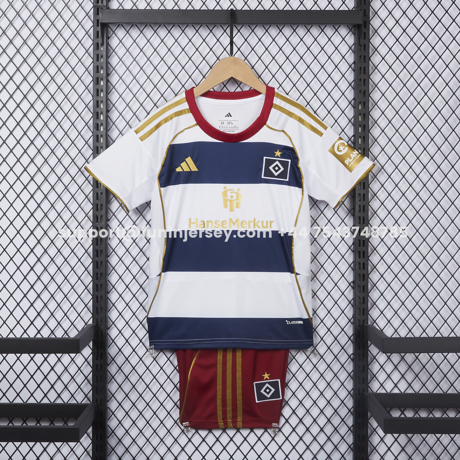 Funinjersey-Hamburger SV 25-26 1887 Bundesliga Games Special Kids Kit