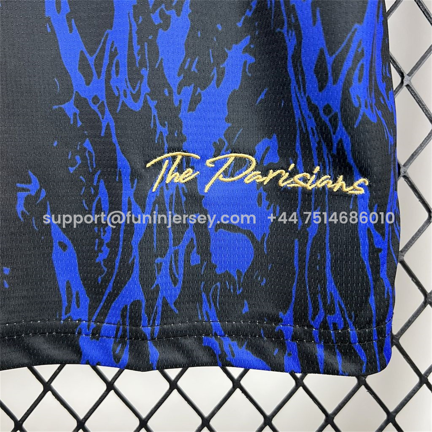 Funinjersey-Paris Saint-Germain PSG 25-26 Champions League Commemorative Edition Blue Red Eiffel Tower T-shirts