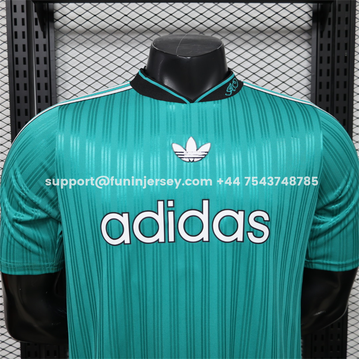 Funinjersey-Adidas 26-27 Terrace Icon Retro Casual Style Green Jersey - Player Version