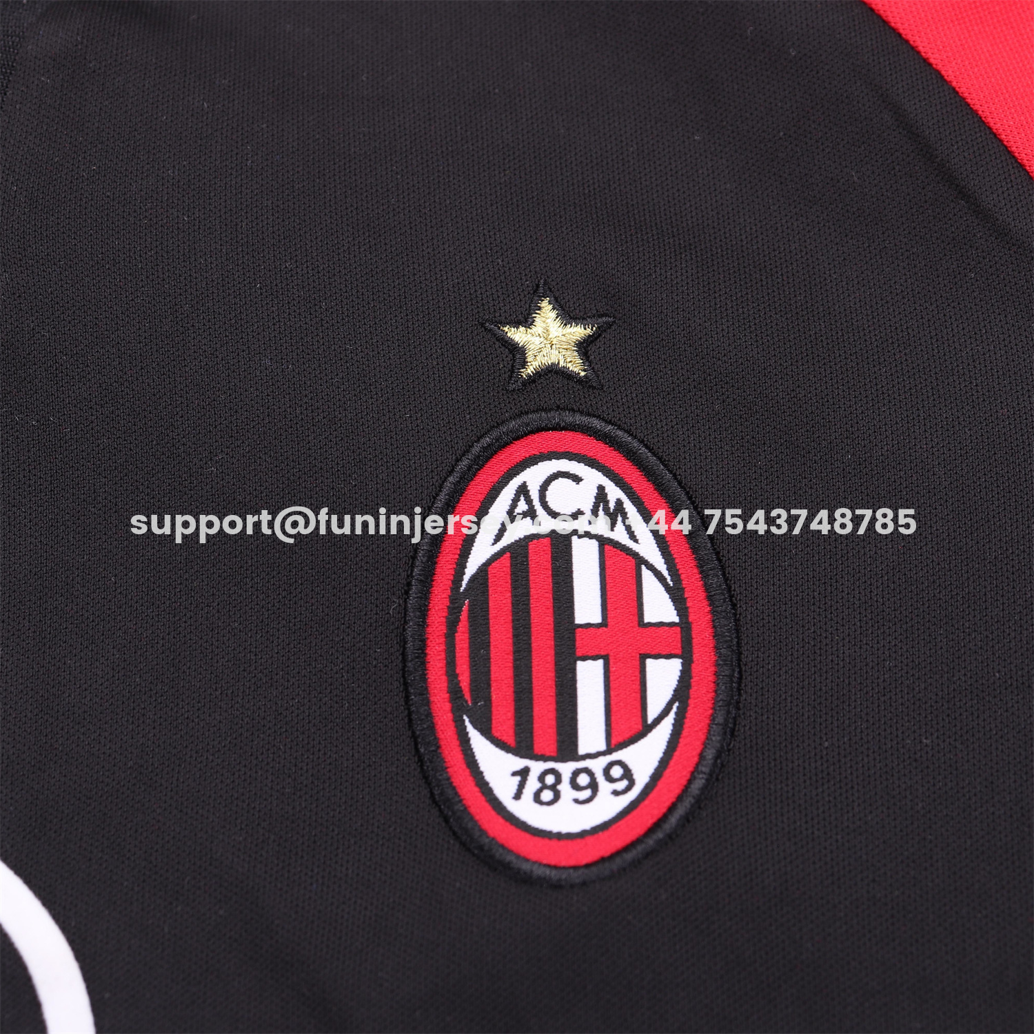 Funinjersey-Retro AC Milan 2000-01 Third Kids Kit