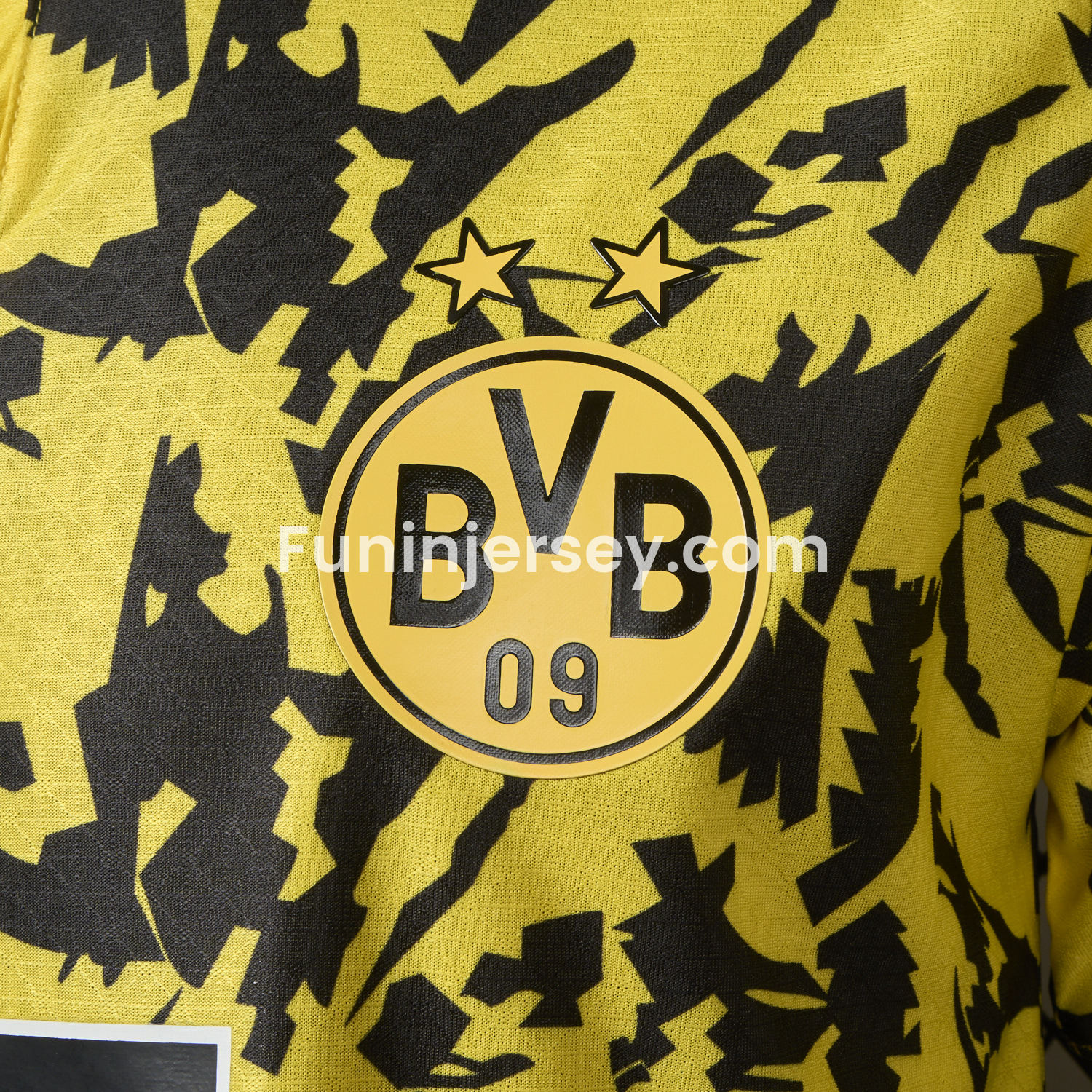 Funinjersey-Dortmund 25-26 Black Disordered Texture Yellow Special Jersey - Player Version