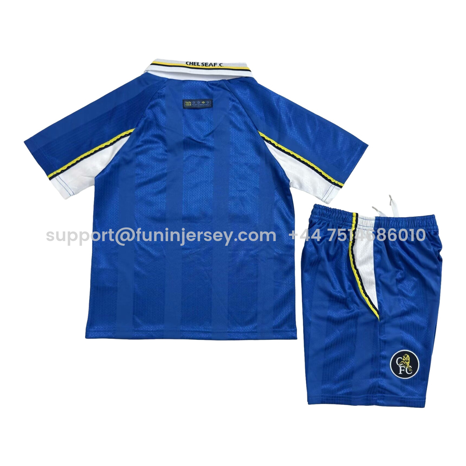 Funinjersey-Retro C.H.E.L.S.E.A 1997-99 Home Kids Kit