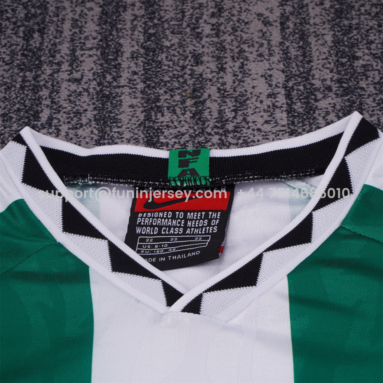 Funinjersey-Retro Nigeria 1996 Home Kids Kit