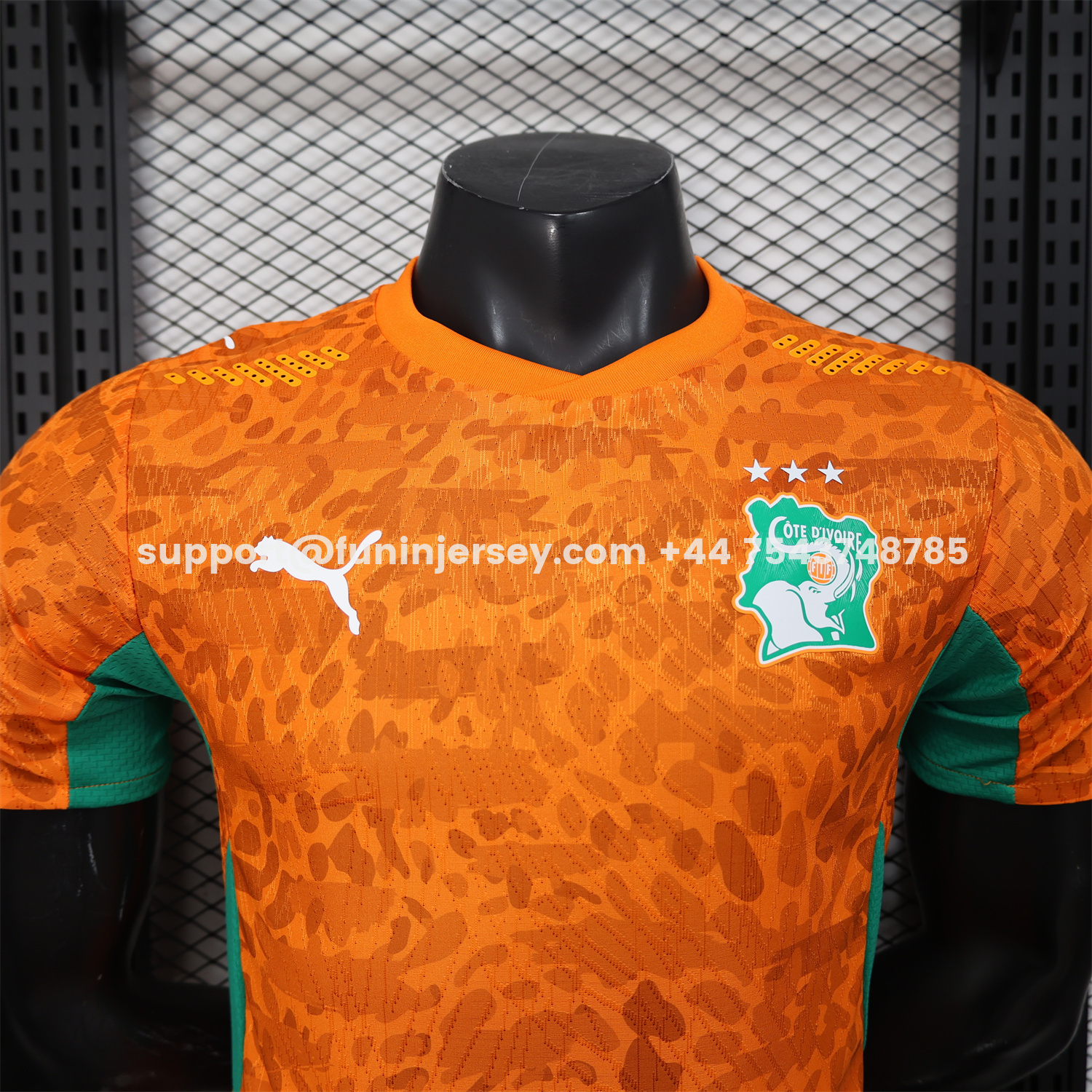 Funinjersey-Ivory Coast 2026 Home Orange Jersey - Player Version