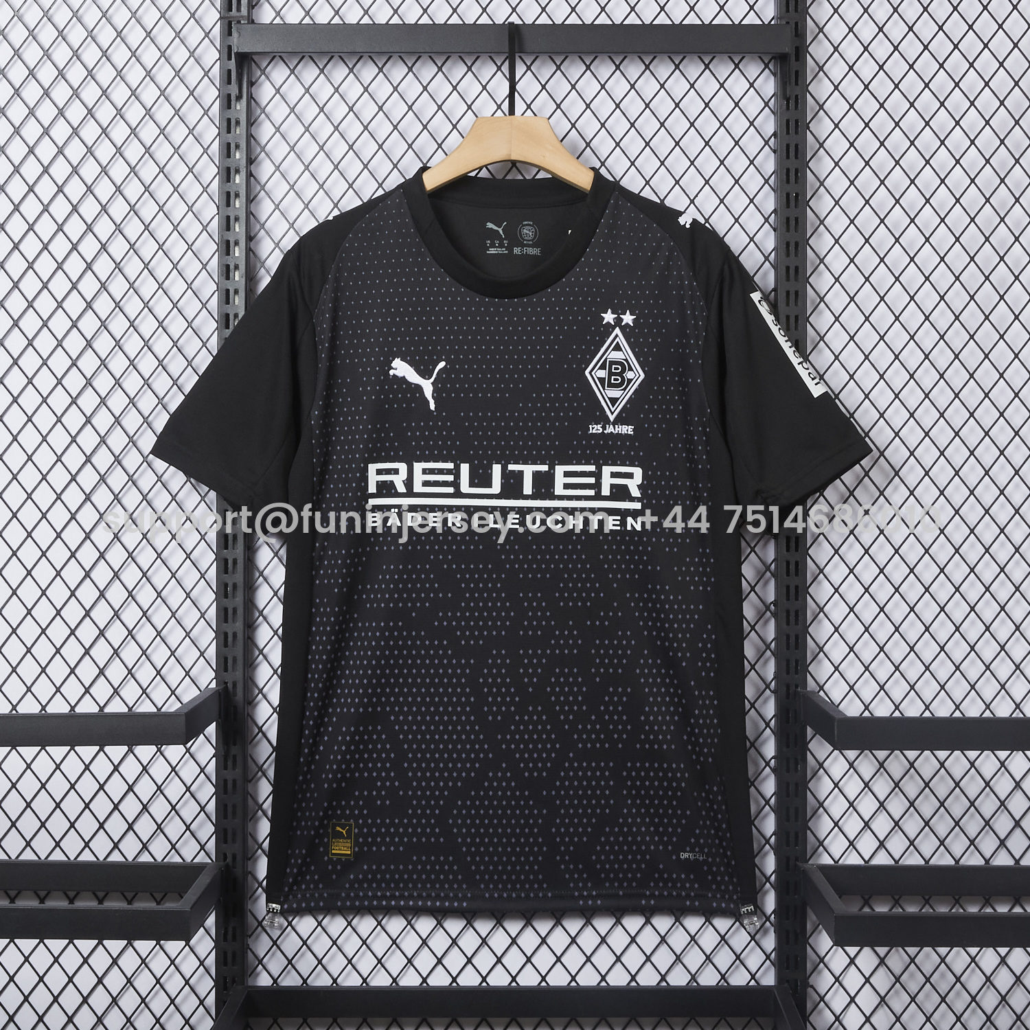 Funinjersey-Borussia Mönchengladbach 25-26 Third Jersey - Fans Version