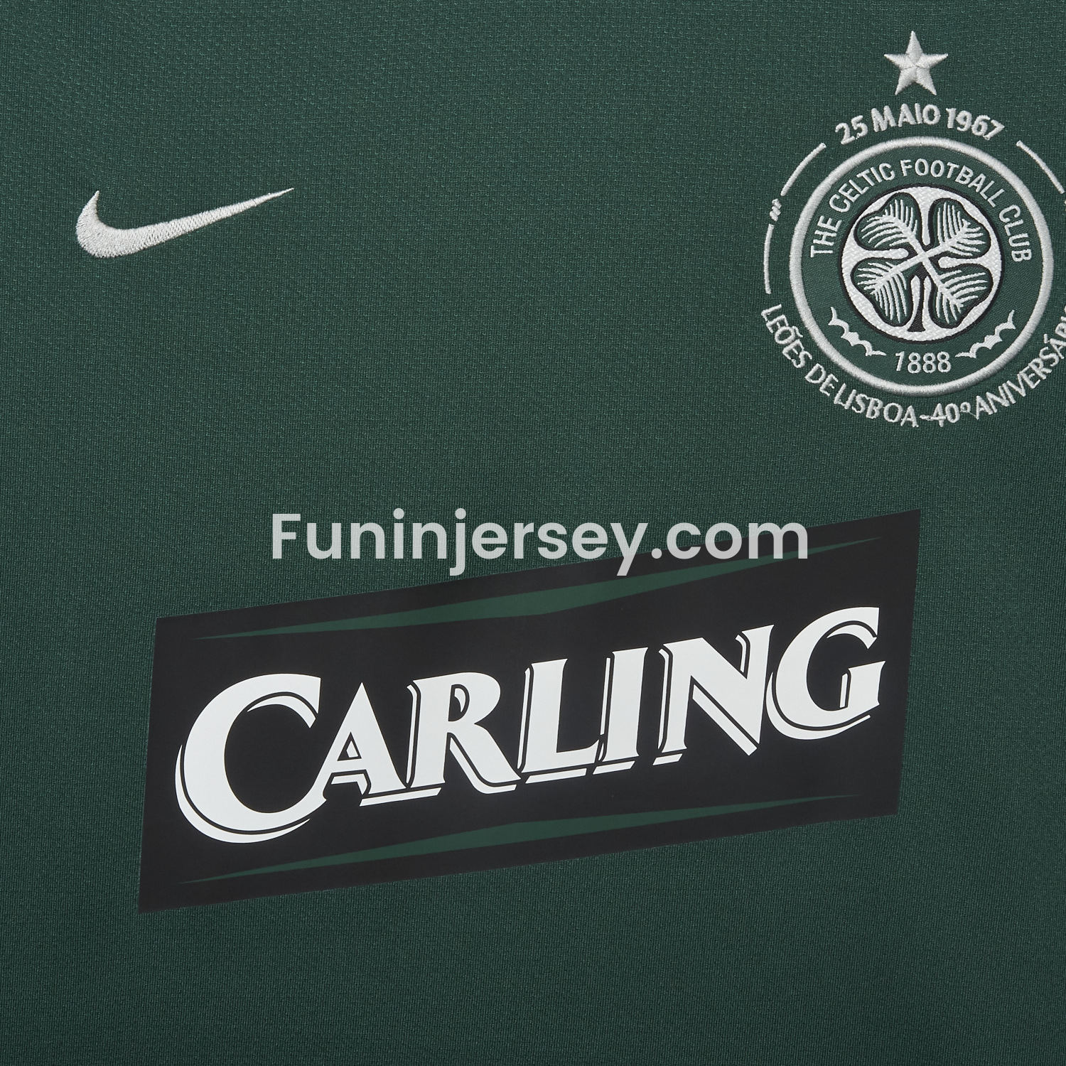 Funinjersey-Retro Celtic 2006-07 Champions League 40th Anniversary Away Jersey