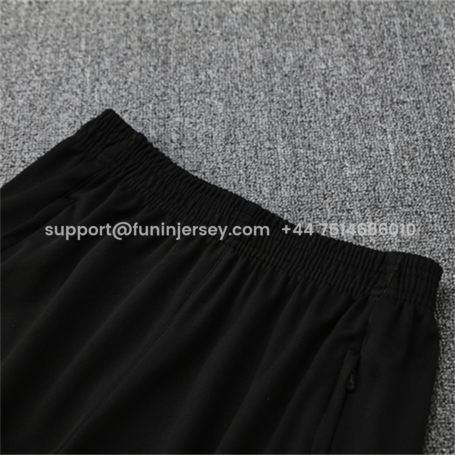 Funinjersey-Liver.pool 25-26 Kids Long Sleeve Training Set - Black Top & Black Pants