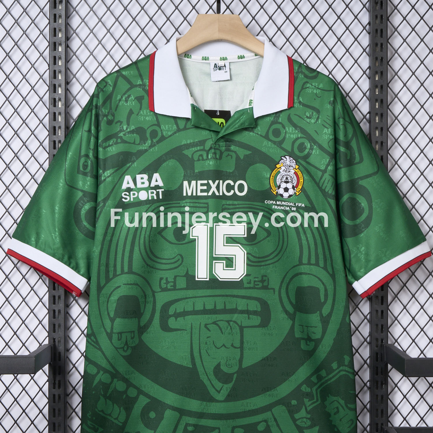 Funinjersey-Retro Mexico 1998 Home Jersey