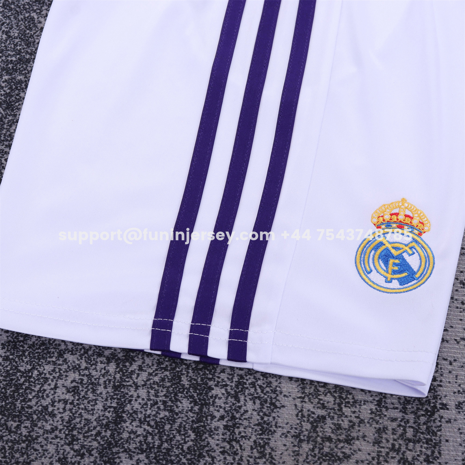 Funinjersey-Retro Real Madrid 2007-08 Home Kids Kit