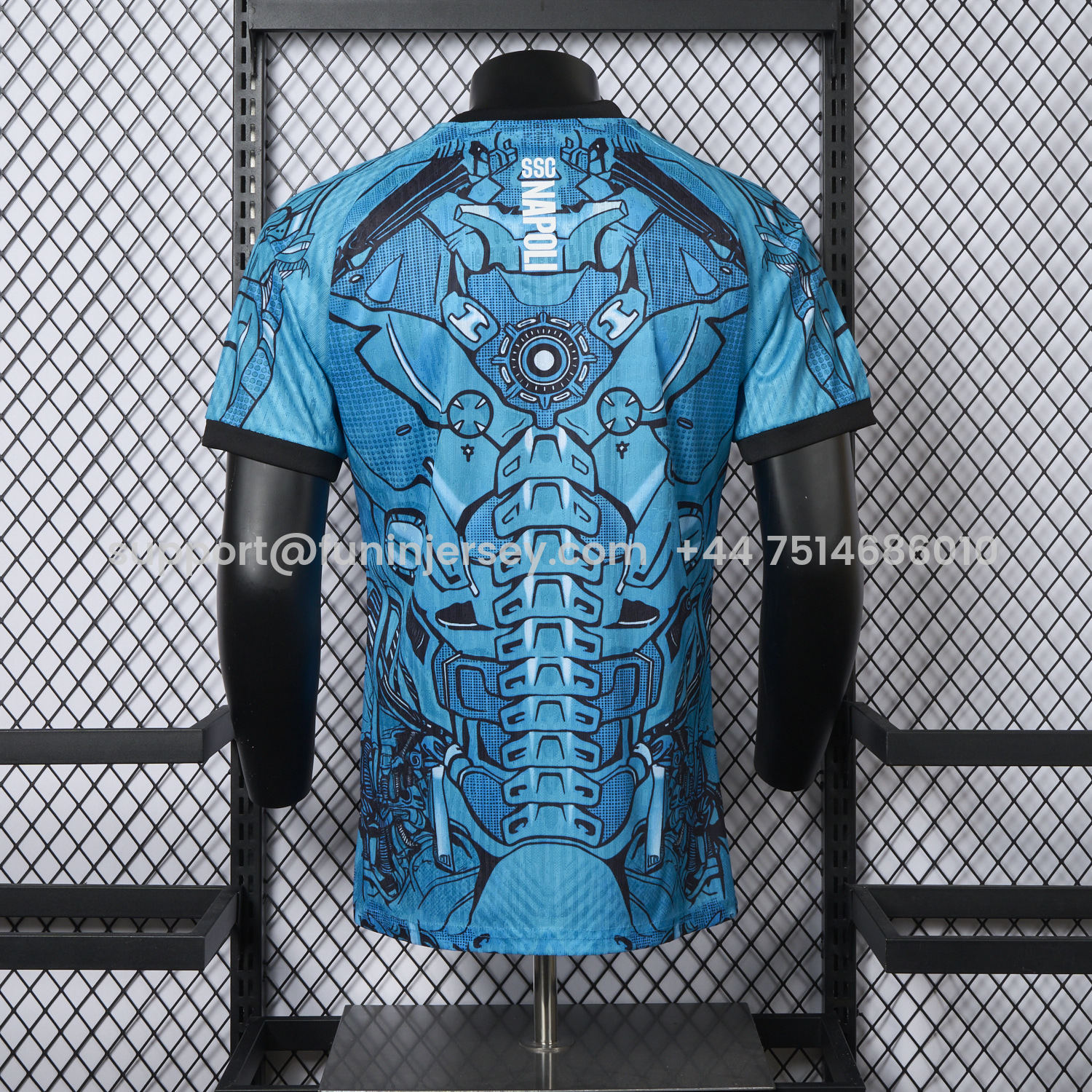 Funinjersey-Napoli 25-26 Blue Mecha Training Jersey - Player Version