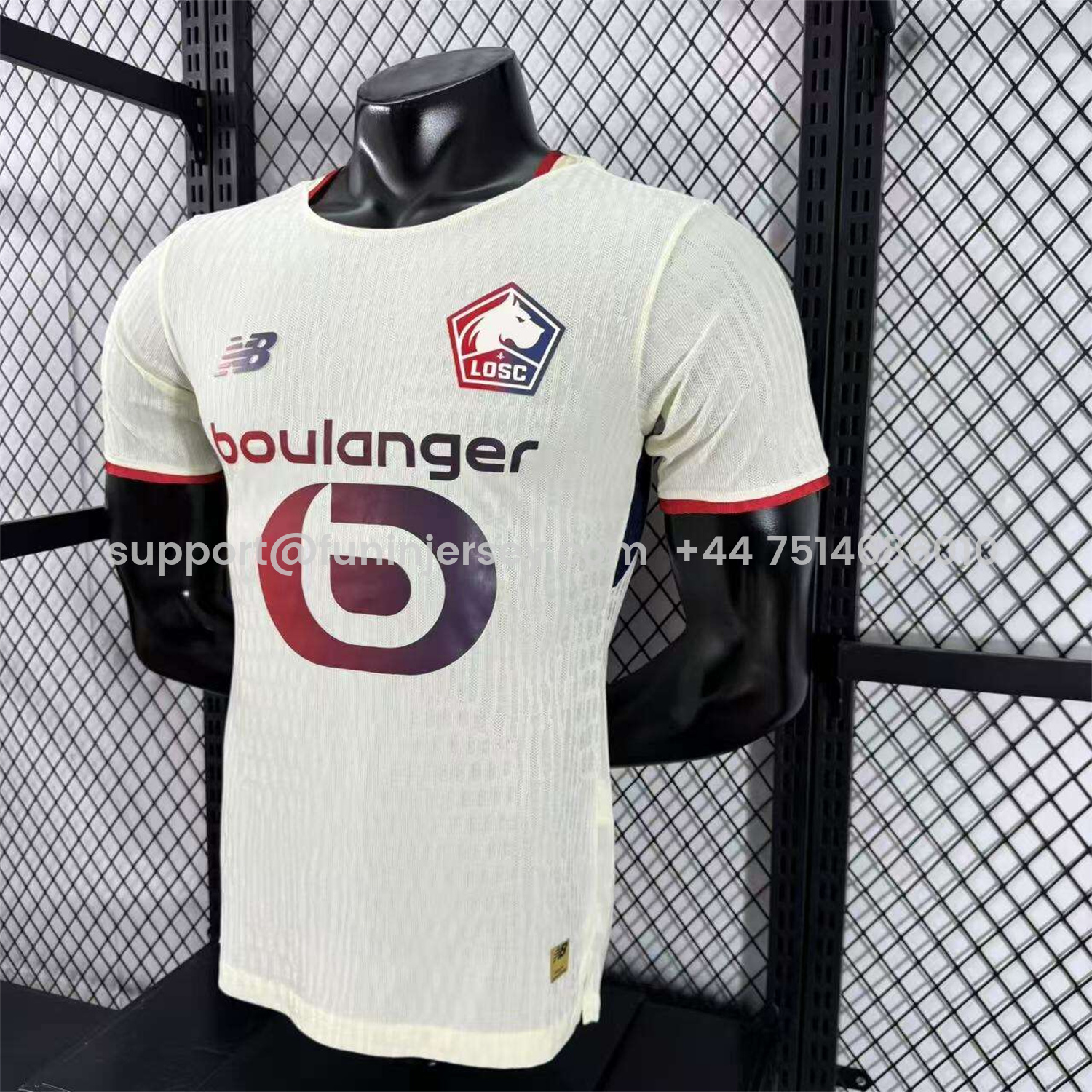 Funinjersey-Lille 25-26 Away White Jersey - Player Version
