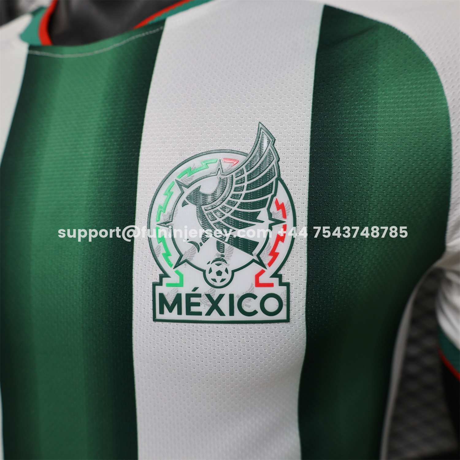 Funinjersey-Mexico 2026 Green And White Special Jersey - Player Version