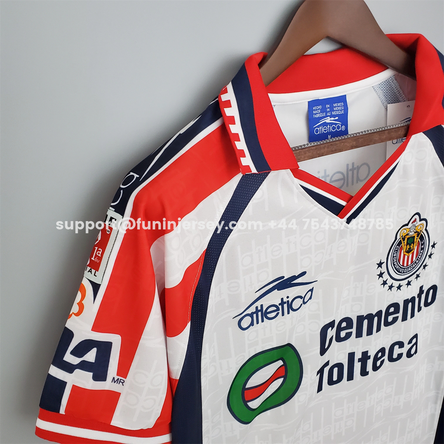 Funinjersey-Retro Chivas de Guadalajara 1999-00 Away Jersey