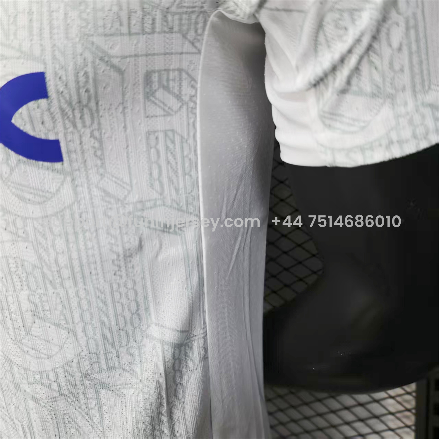 Funinjersey-C.H.E.L.S.E.A 25-26 White Pre-Match Training Jersey - Player Version