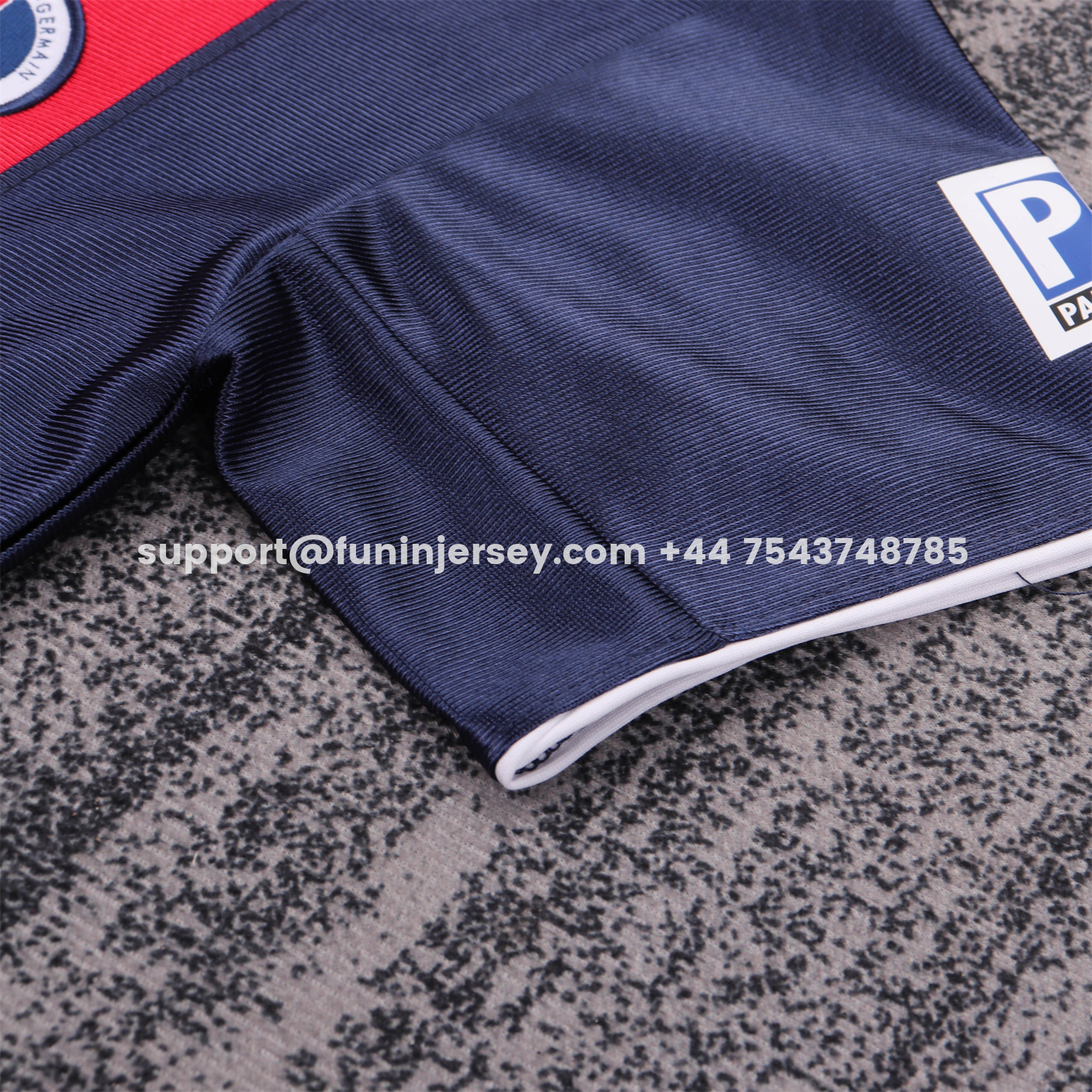 Funinjersey-Retro Paris Saint-Germain PSG 2001-02 Home Kids Kit