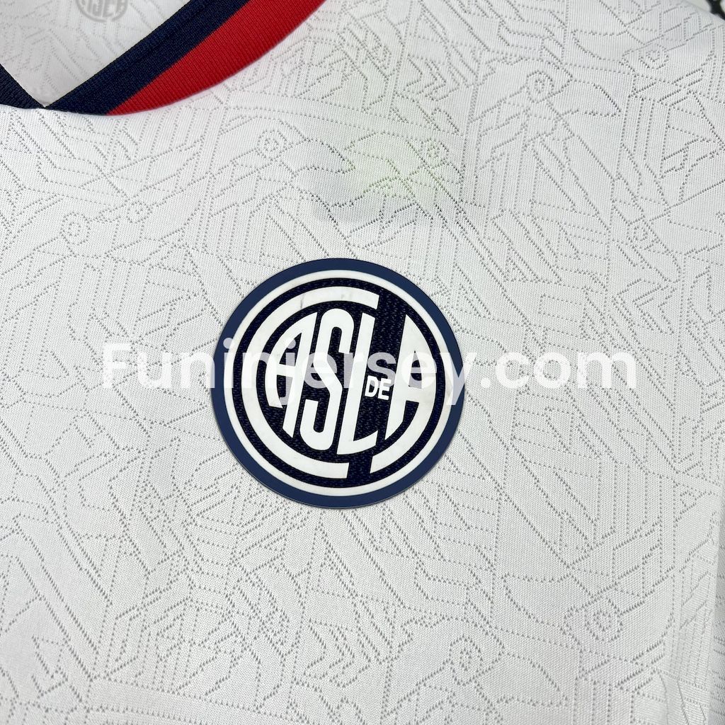 Funinjersey-San Lorenzo 25-26 Away Unsponsored Jersey - Fans Version
