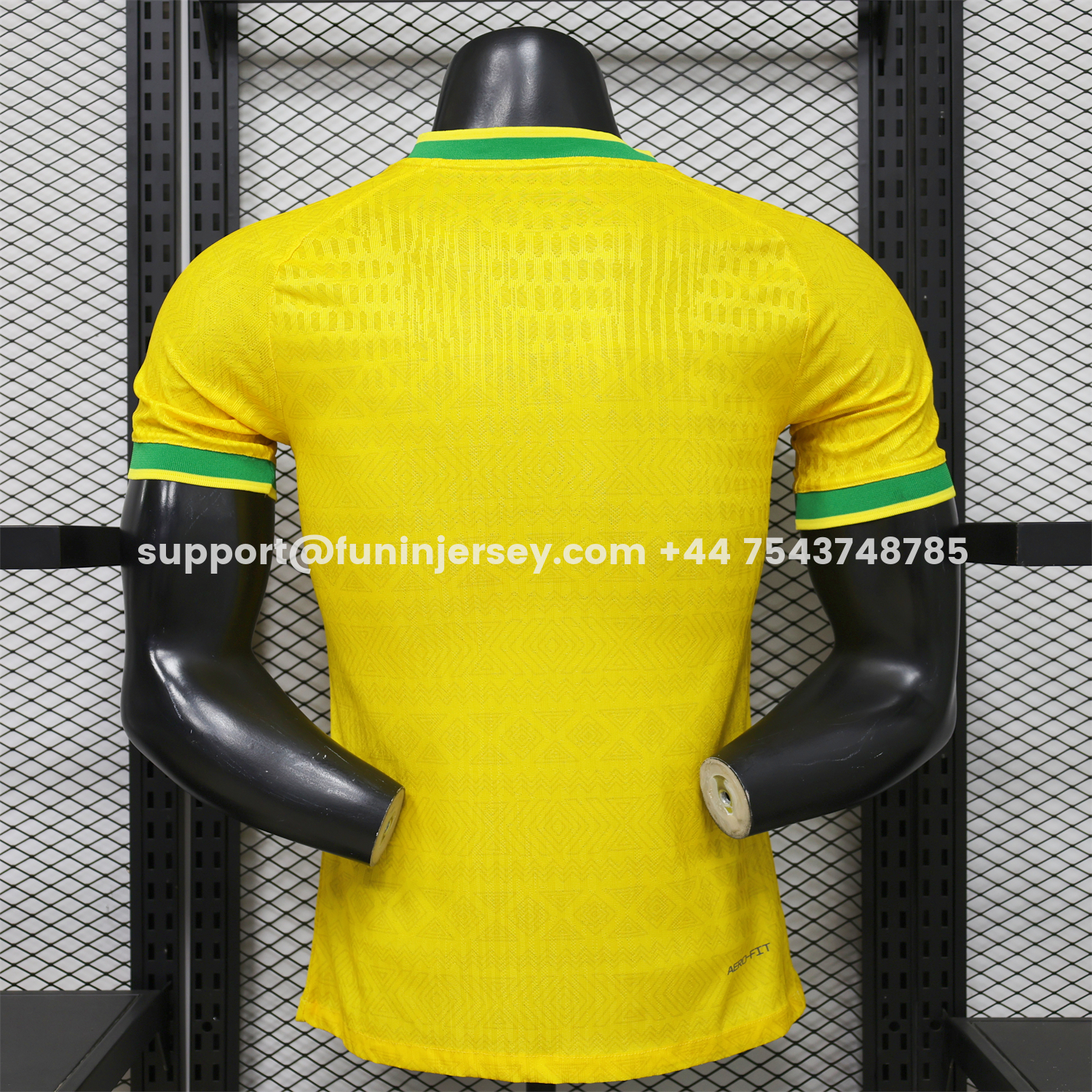 Funinjersey-Brazil 2026 Green Edge Yellow Special Jersey - Player Version